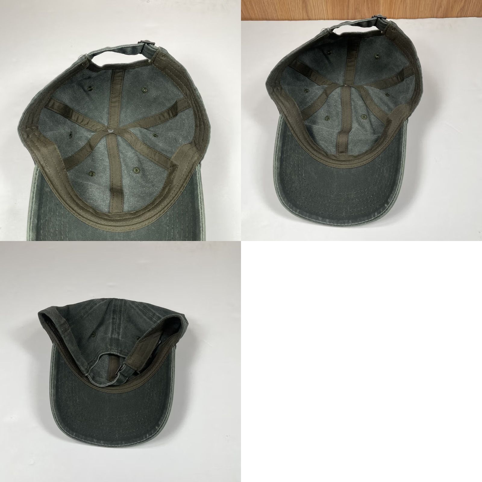 Vintage Adjustable Gray Strapback Baseball Cap Adult Unisex Size ONE SIZE - 8 Thumbnail