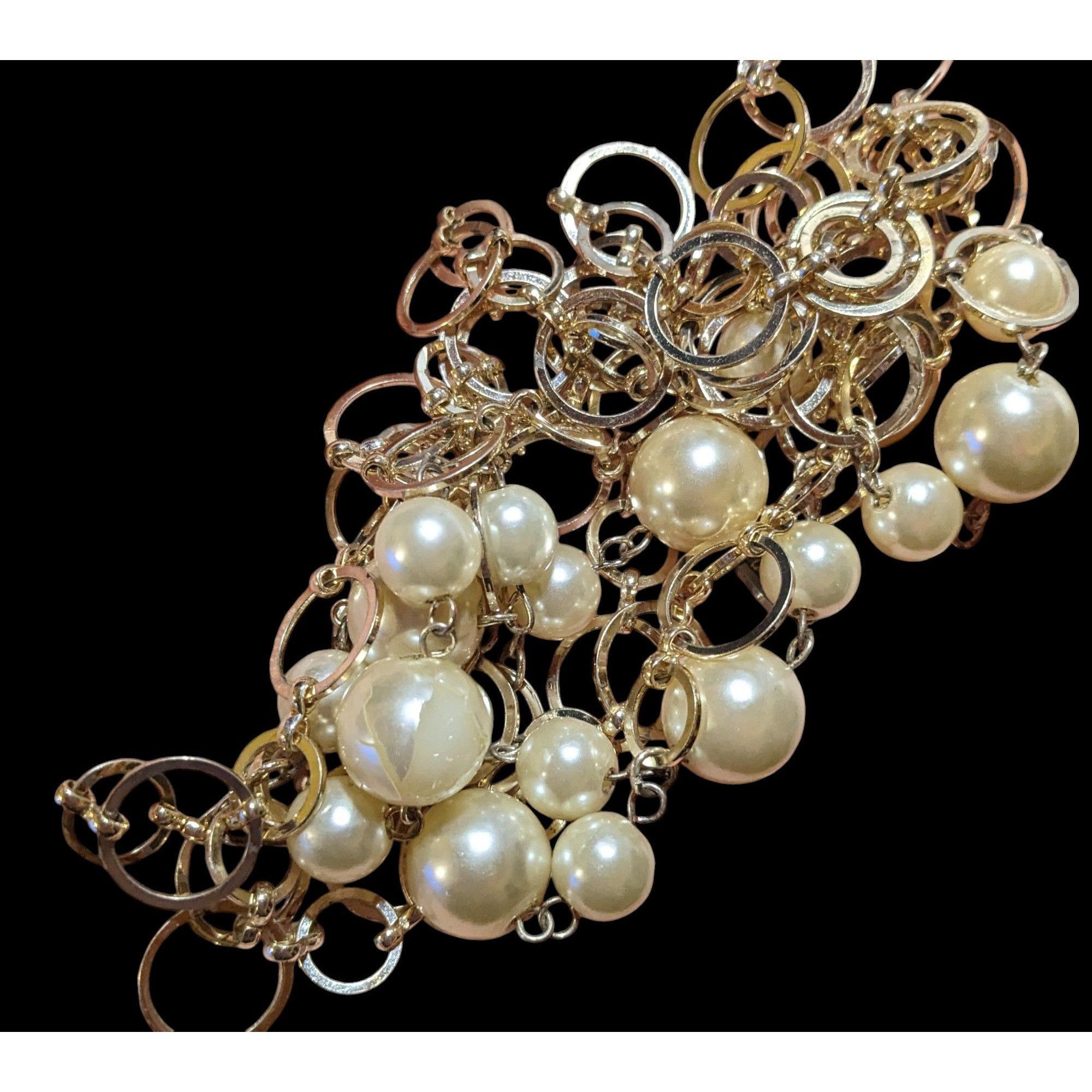 Other Y2K Loop Chain Pearl Beaded Opera Necklace Size ONE SIZE - 2 Thumbnail