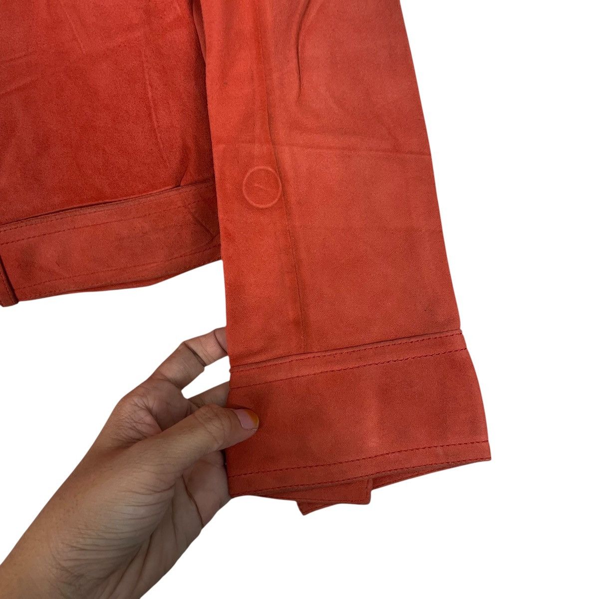 Loewe Loewe Orange Leather Jacket Size S / US 4 / IT 40 - 13 Thumbnail