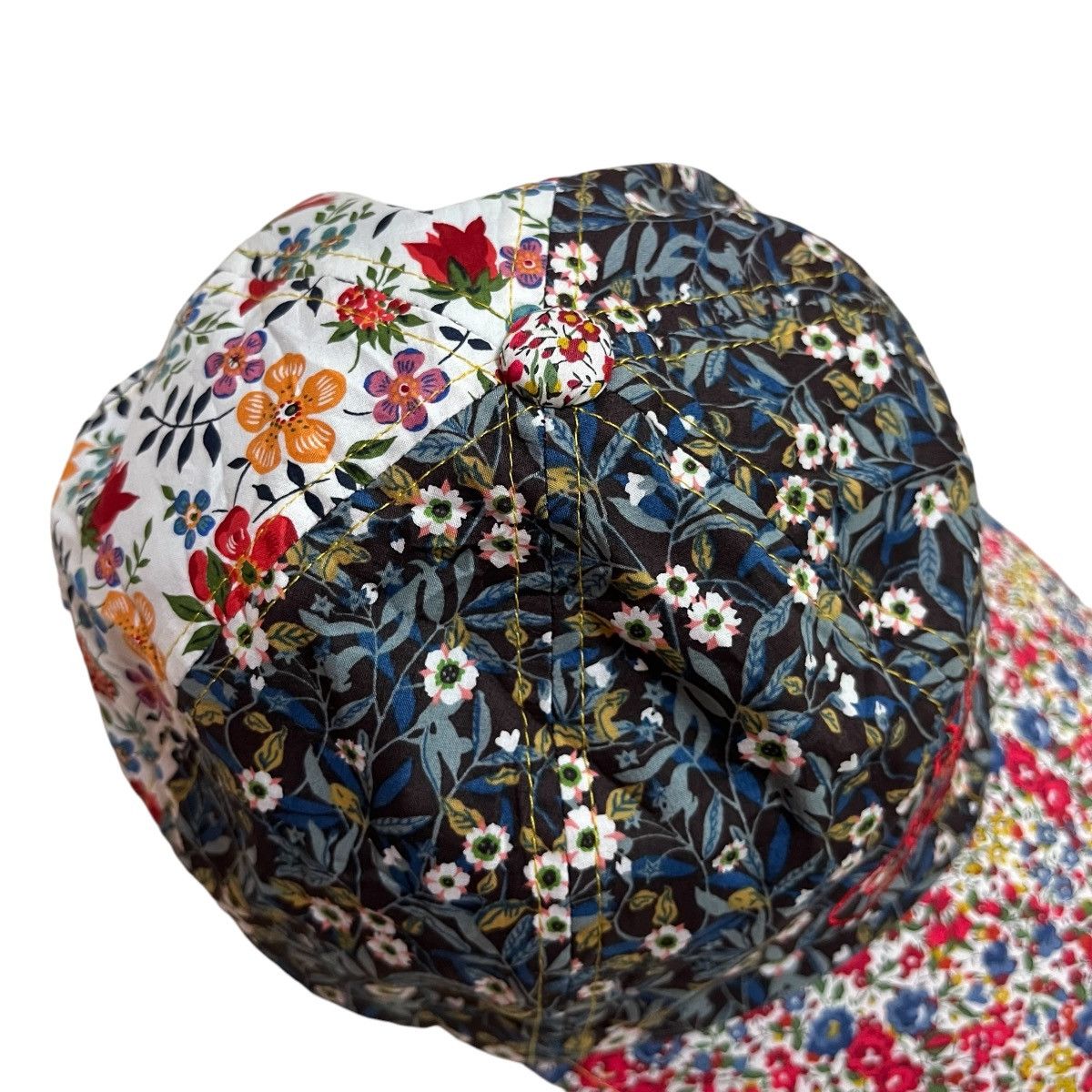 Japanese Brand × Vivienne Westwood Authentic Vivienne Westwood Cotton Florals Cap Size ONE SIZE - 6 Thumbnail