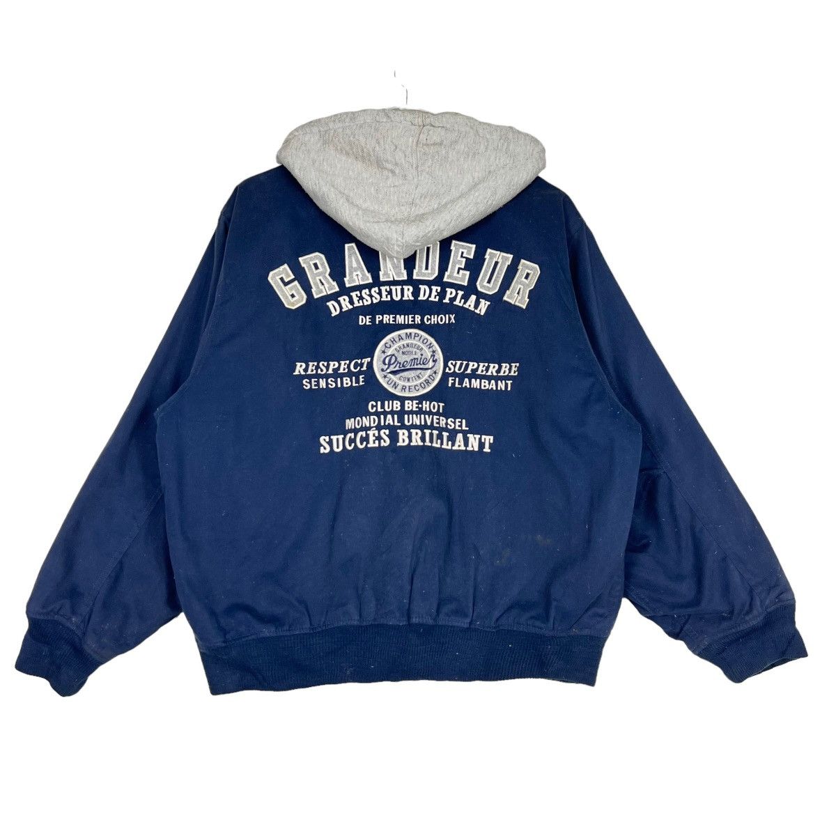 VINTAGE BE HOP HOODIE BOMBER JACKET