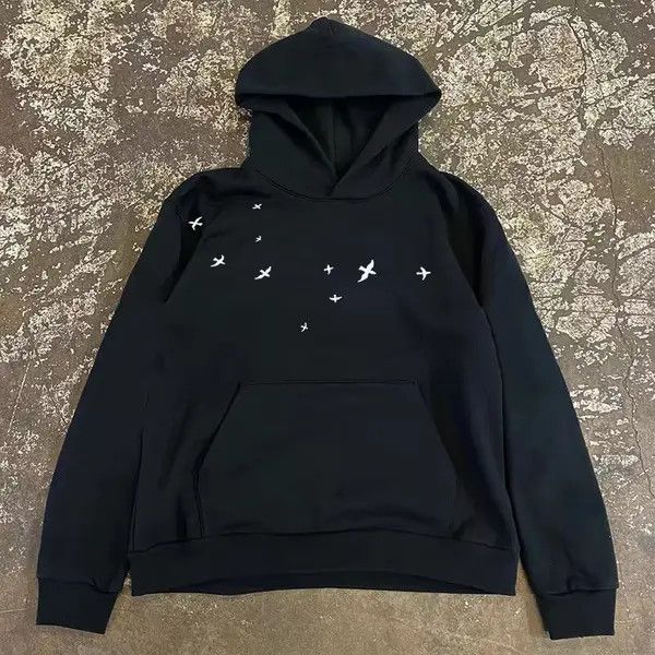 Japanese Brand Shii Black street retro illustration pattern loose hoodie Size US L / EU 52-54 / 3 - 2 Thumbnail