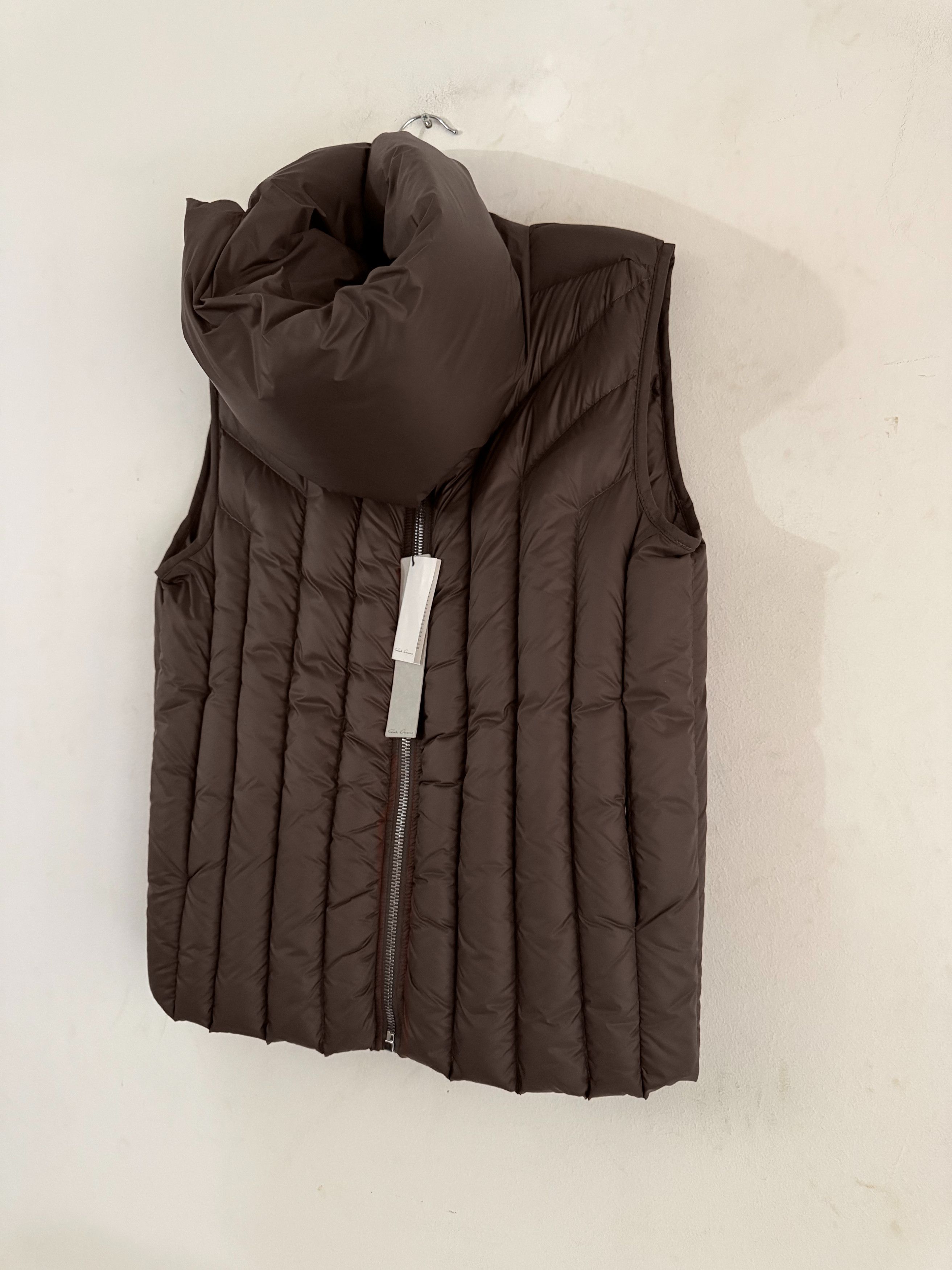 Rick Owens Sz 50 Gimp Detachable-Neck Padded Gilet Size US M / EU 48-50 / 2 - 2 Thumbnail