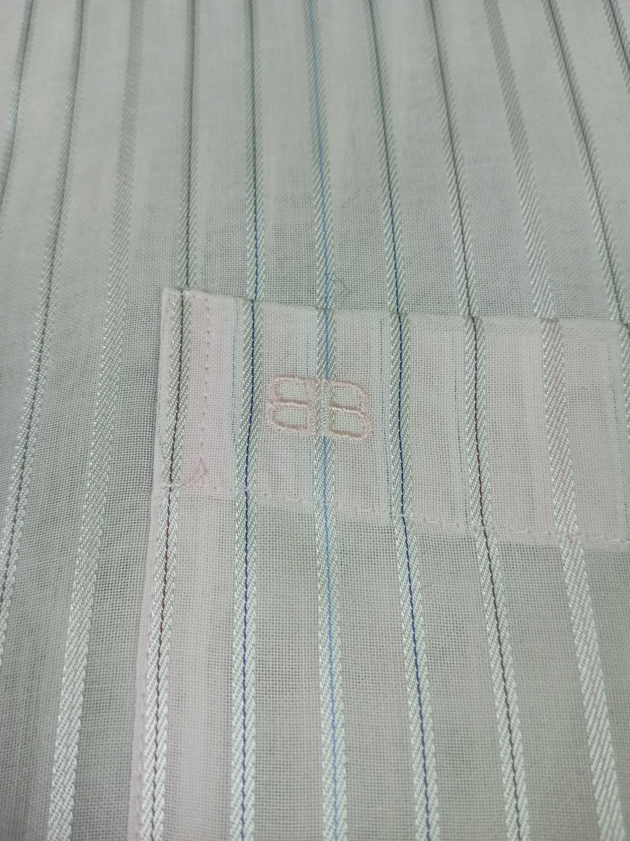 Balenciaga 90s Vintage Balenciaga Pink Stripe Shirt Rare Luxury Size US L / EU 52-54 / 3 - 5 Thumbnail