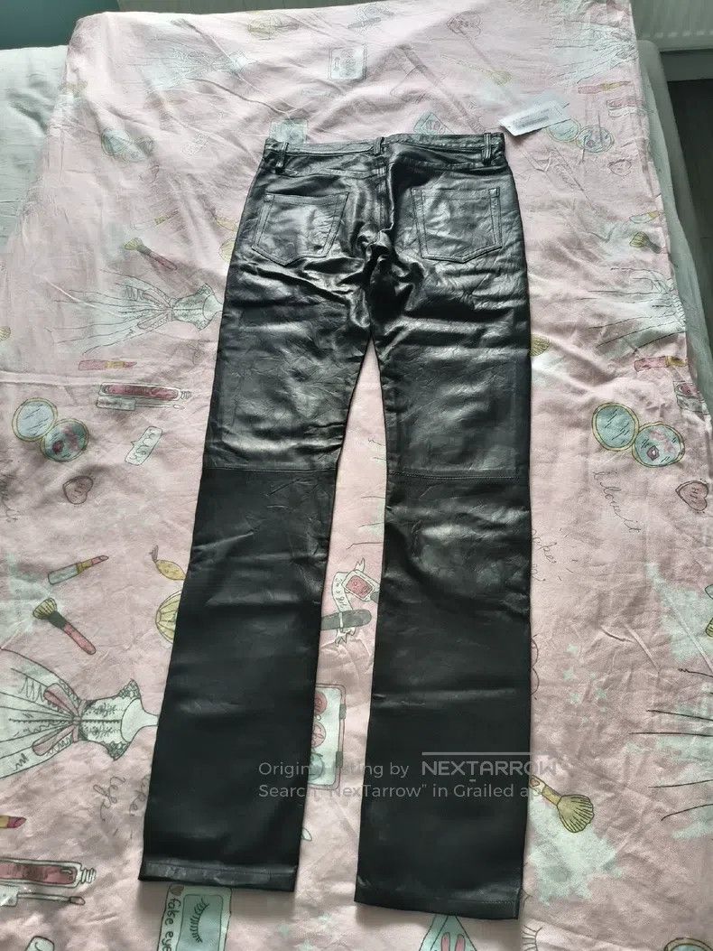 Ann Demeulemeester Ann Demeulemeester Size M leather pants Size US 38 / EU 54 - 4 Thumbnail