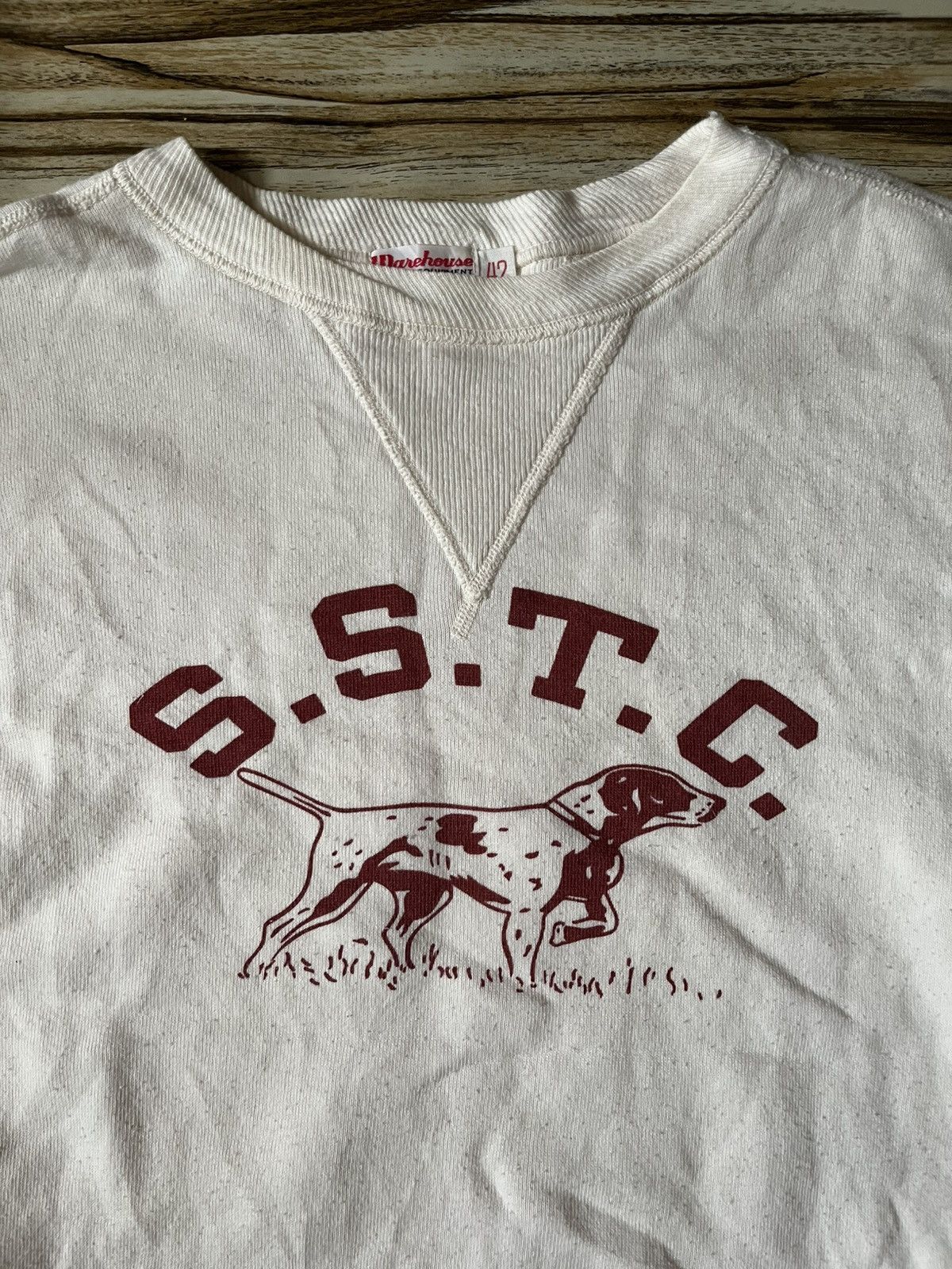 Warehouse & Co. 🇯🇵Vtg Warehouse SSTC Dog Graphic V Collar Boxy Sweatshirt Size US XS / EU 42 / 0 - 3 Thumbnail