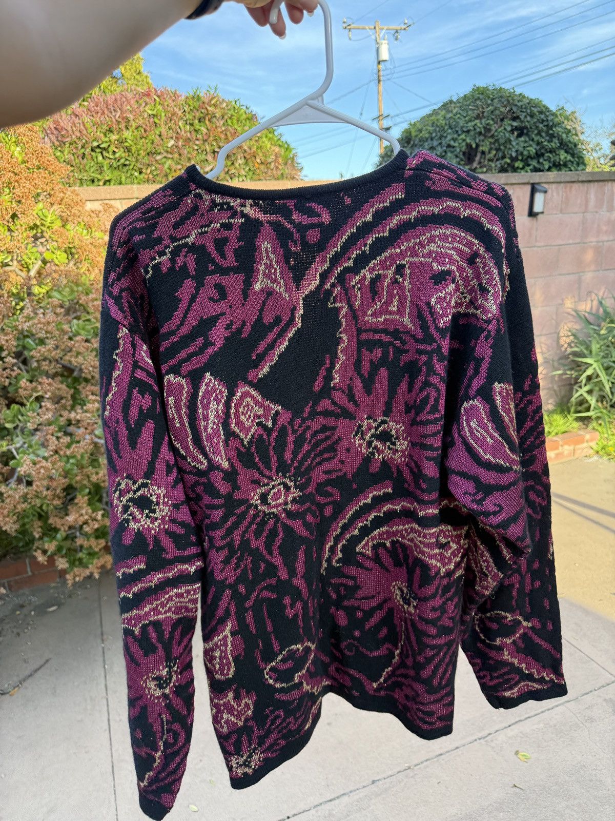 Dior Vintage Christian Dior Floral Cardigan from the 80s Size M / US 6-8 / IT 42-44 - 2 Thumbnail