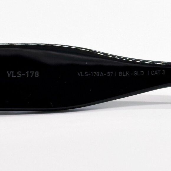 Valentino NEW VALENTINO SUNGLASSES VLS-178A BLACK GRAY WOMEN EYEWEAR Size ONE SIZE - 7 Thumbnail