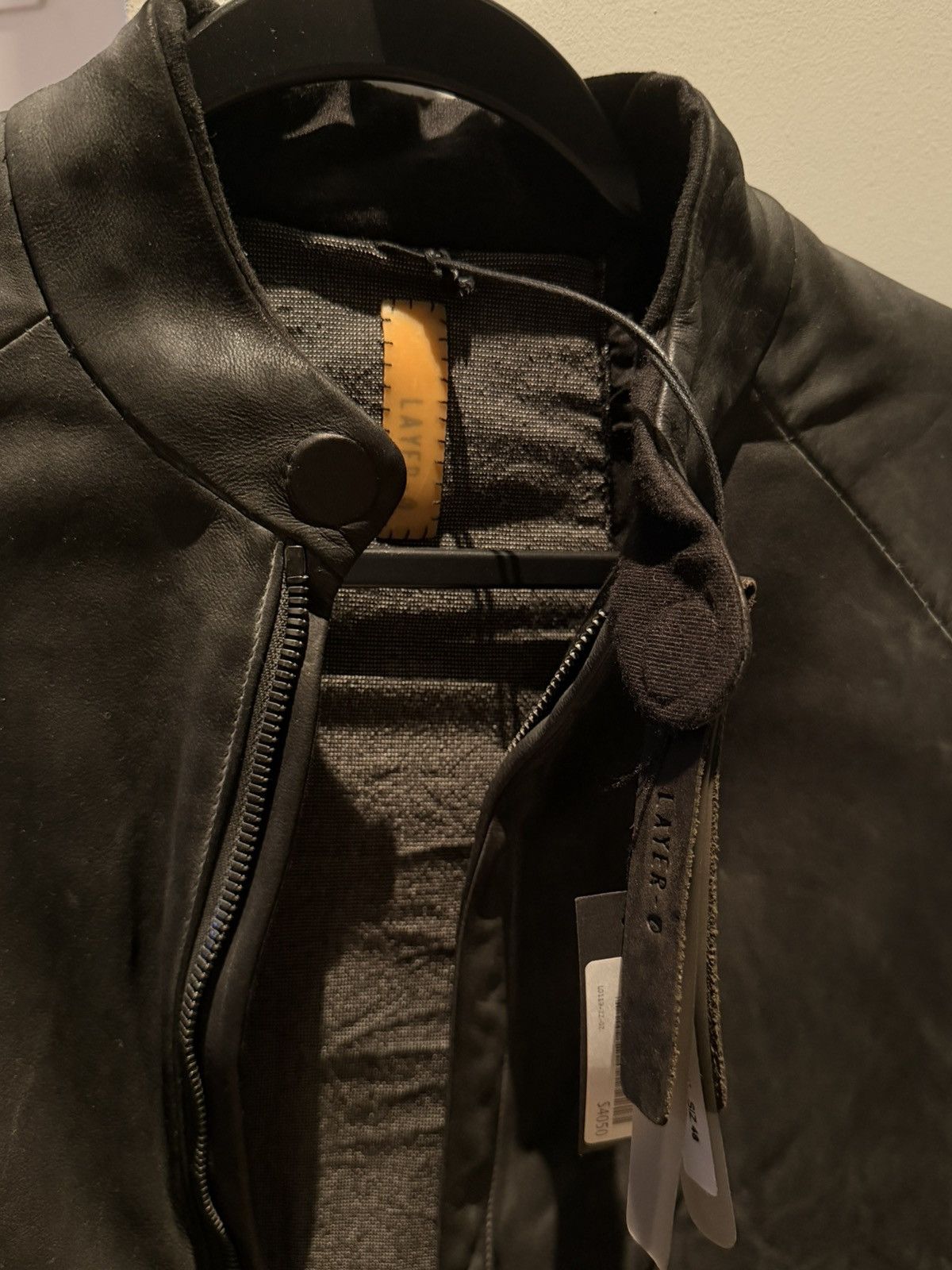 Layer-0 Layer-0 Leather Jacket – Size 46 – New With Tags Size US S / EU 44-46 / 1 - 3 Thumbnail