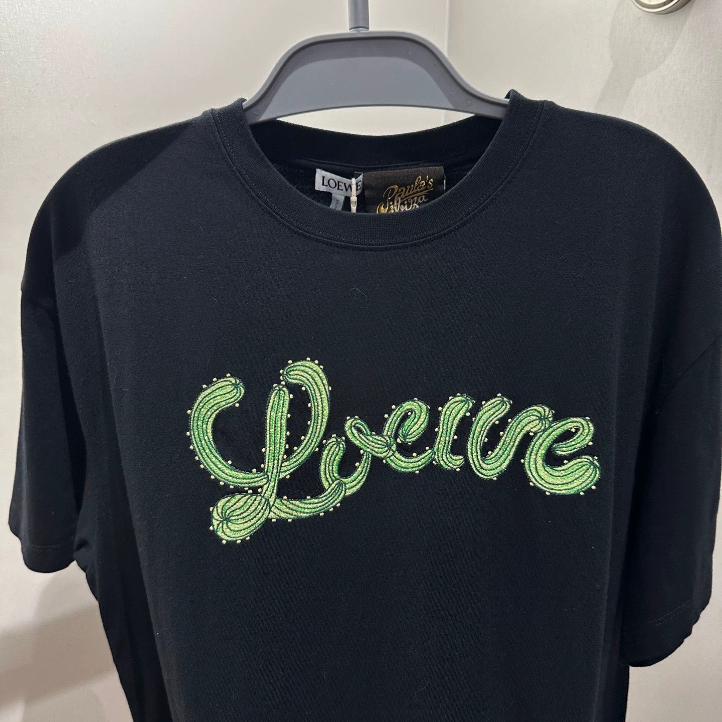 Loewe Loewe apr700 Cactus Slogan Embroidered SS Tee S Size S / US 4 / IT 40 - 6 Thumbnail
