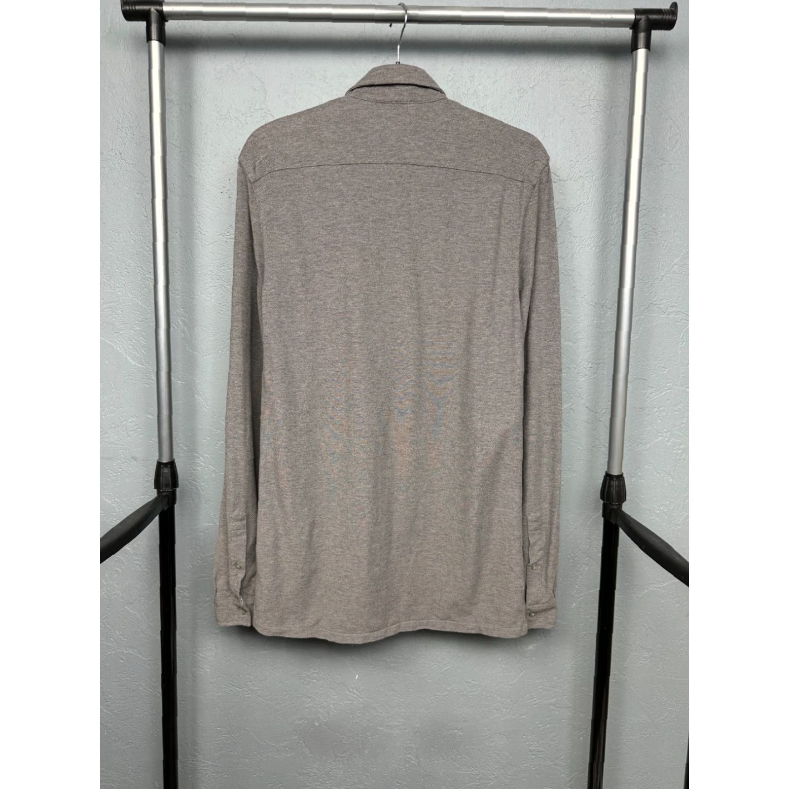 Lacoste Lacoste Polo Shirt Mens Long Sleeve Size M Gray Cotton Logo Shirt Size US M / EU 48-50 / 2 - 6 Thumbnail
