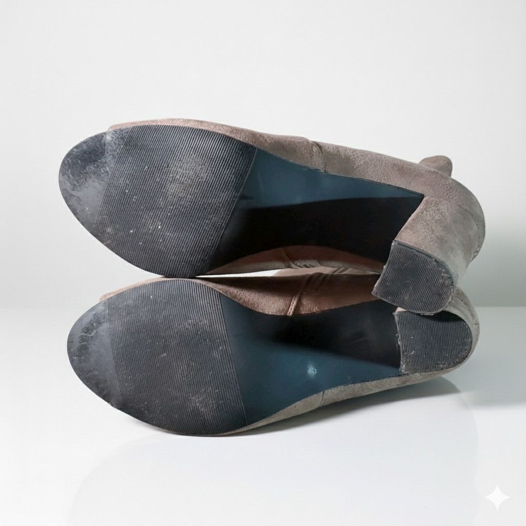Other Charlotte Russe Size 9 Booties Taupe Beige Microfiber Sretch Size US 9 / IT 39 - 8 Thumbnail