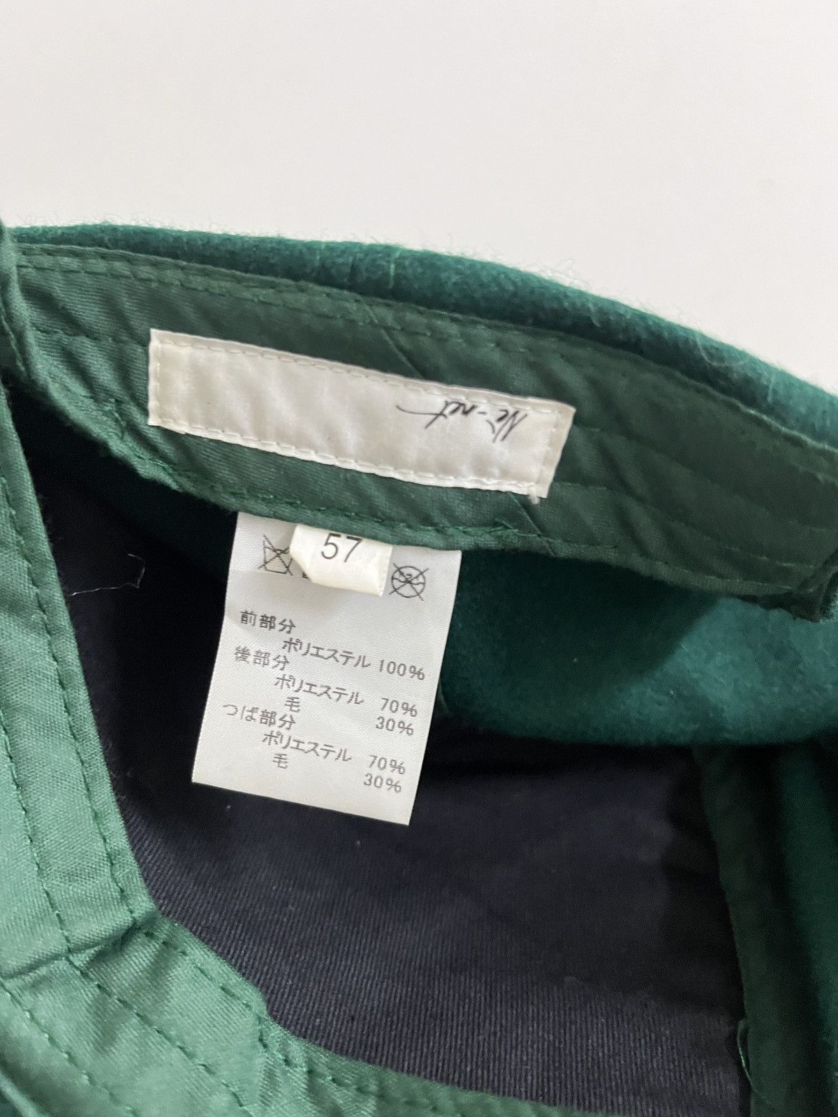 Issey Miyake Ne-Net By Issey Miyake N Logo Wool Plaid Cap Hat Size ONE SIZE - 8 Thumbnail