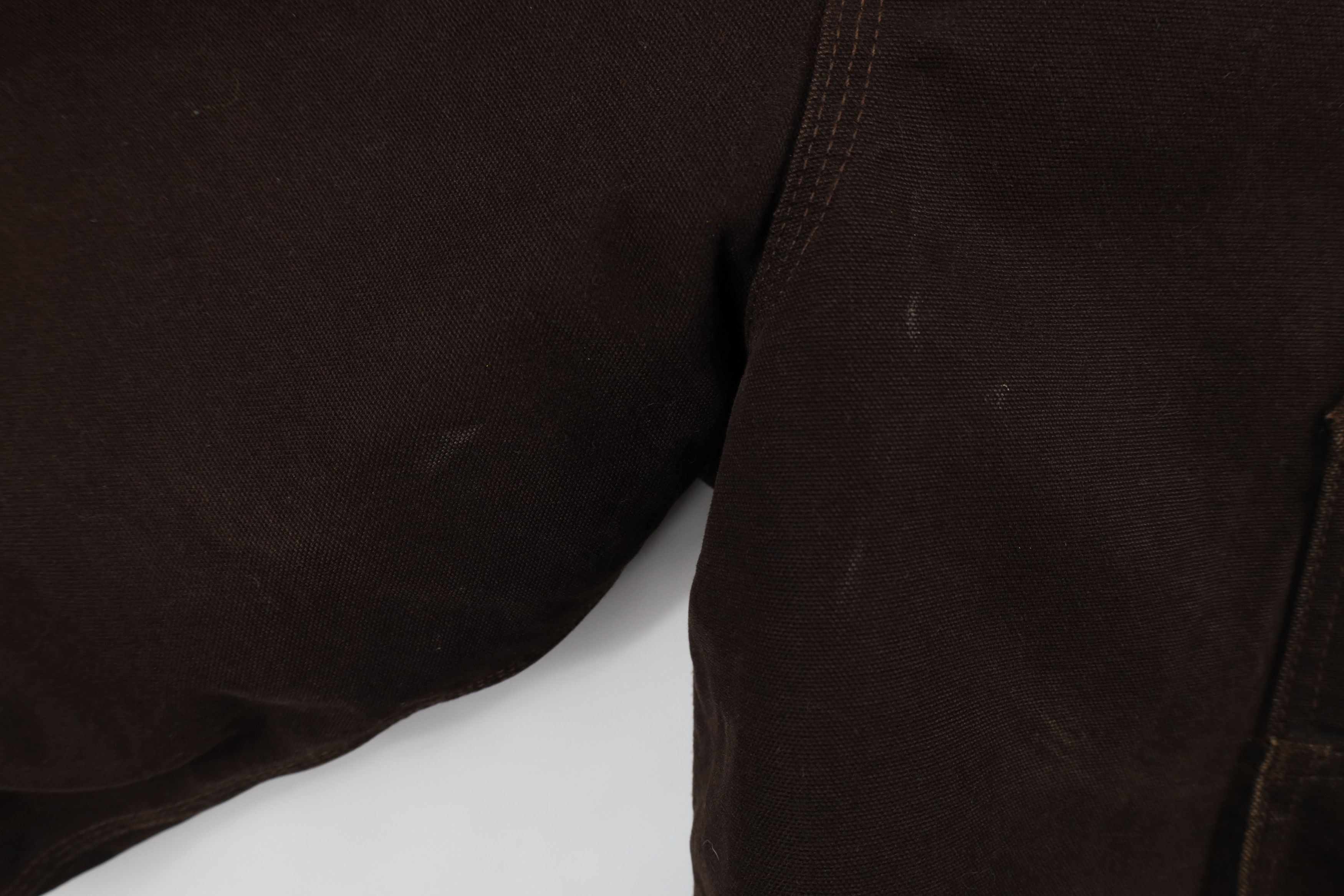 Carhartt Vintage Y2K Carhartt Quilted Canvas Hooded Jacket Dark Brown Size US XL / EU 56 / 4 - 6 Thumbnail