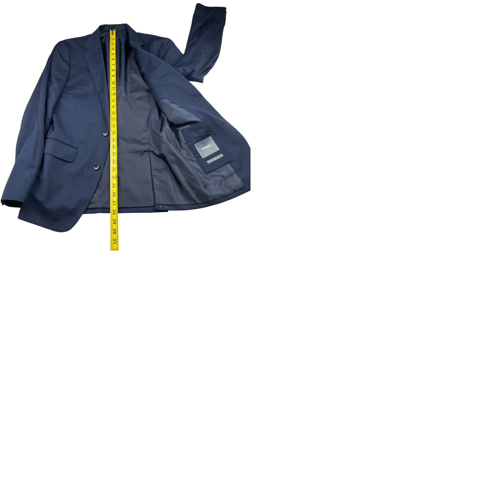 Bonobos NEW Bonobos Men’s Blazer Navy Blue Wool Stretch Slim Fit 2-Button 36R Size 36R - 9 Thumbnail