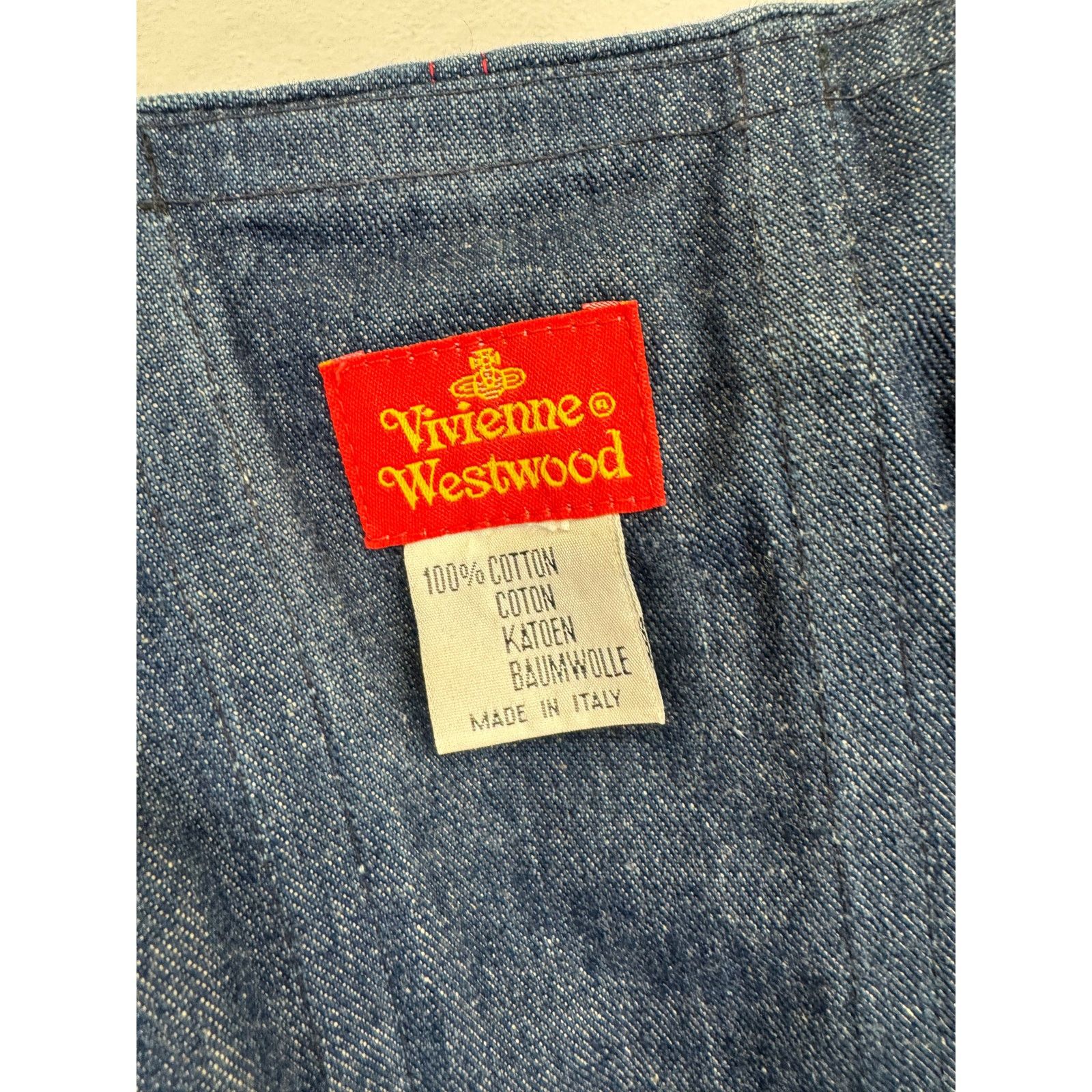 Vivienne Westwood S/S1992 Vivienne Westwood denim dress with corset Size M / US 6-8 / IT 42-44 - 11 Thumbnail