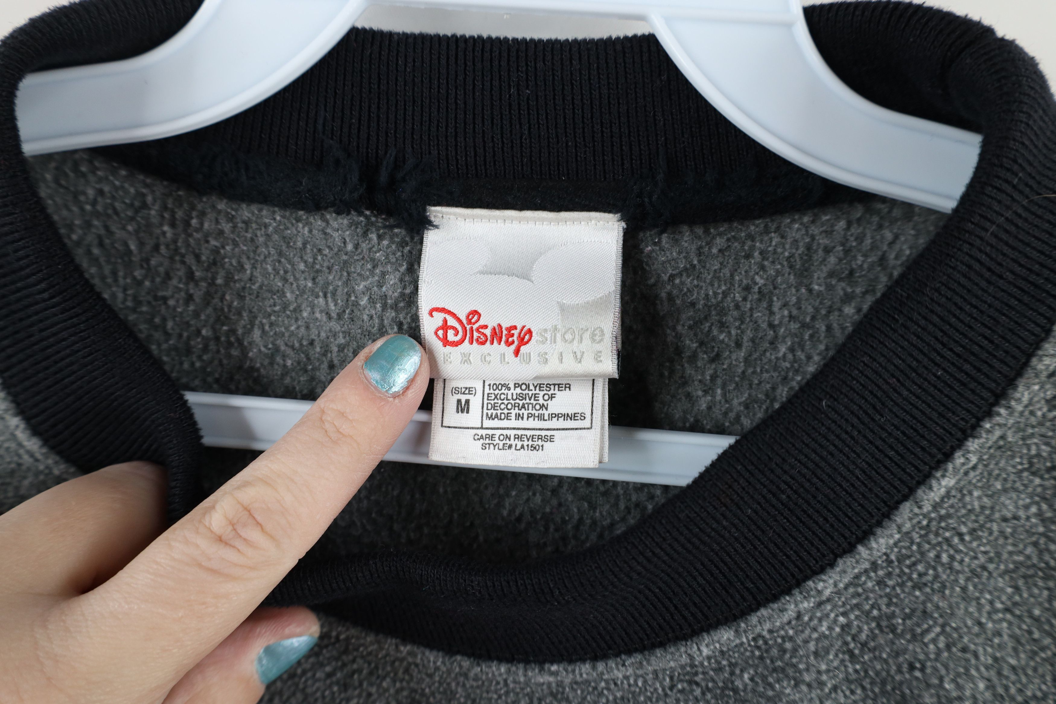 Disney Vintage 90s Disney Grumpy Dwarf Snow White Fleece Sweatshirt Size US M / EU 48-50 / 2 - 5 Thumbnail