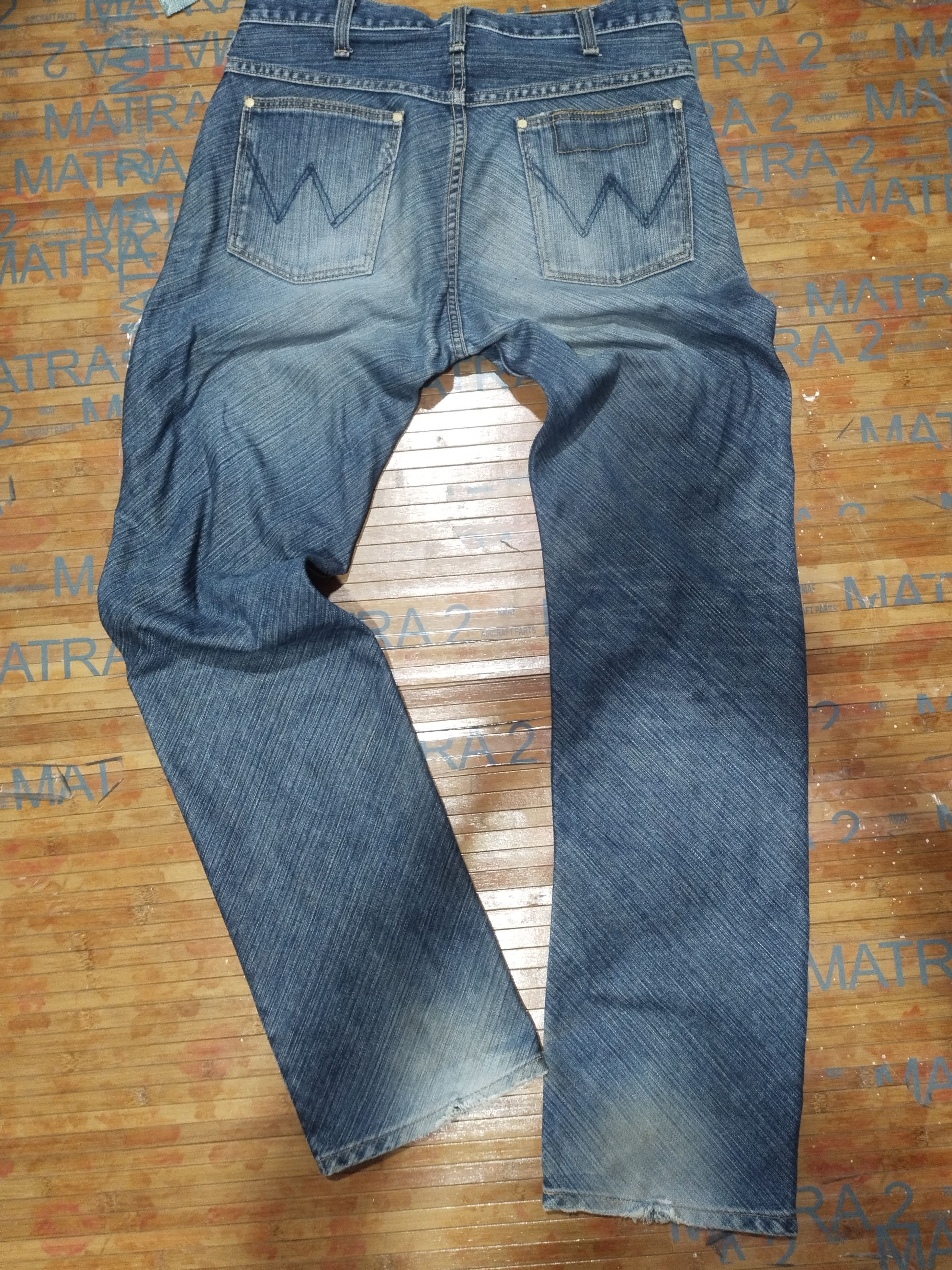 Japanese Brand × Vintage × Wrangler Jeans Wrangler Sanforized, Greensboro Sz 32"31" Size US 32 / EU 48 - 14 Thumbnail