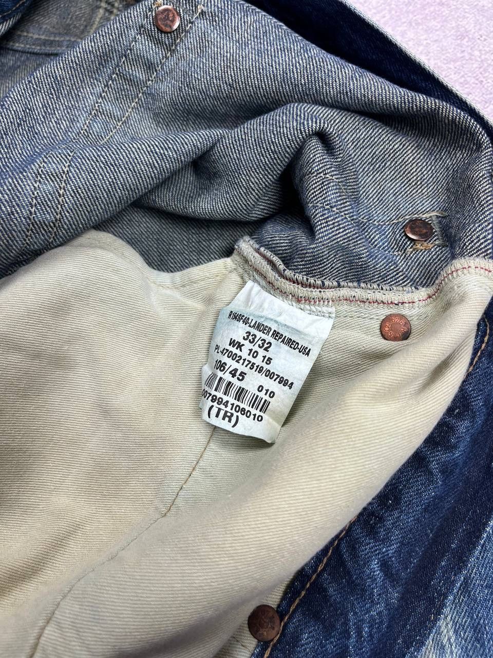 Polo Ralph Lauren VINTAGE POLO RALPH LAUREN STONEWASHED AVANTGARDE JEANS Y2K Size US 33 - 11 Thumbnail