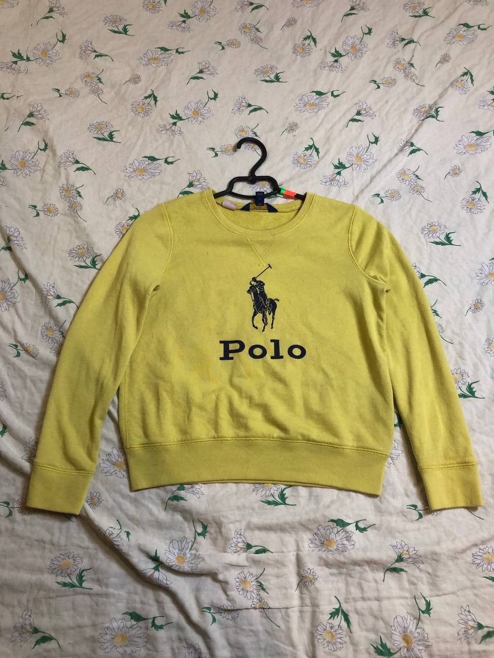 Polo Ralph Lauren Kids Polo Ralph Lauren Sweatshirt Yellow vintage logo Size XXS / US 00 / IT 34 - 1 Thumbnail
