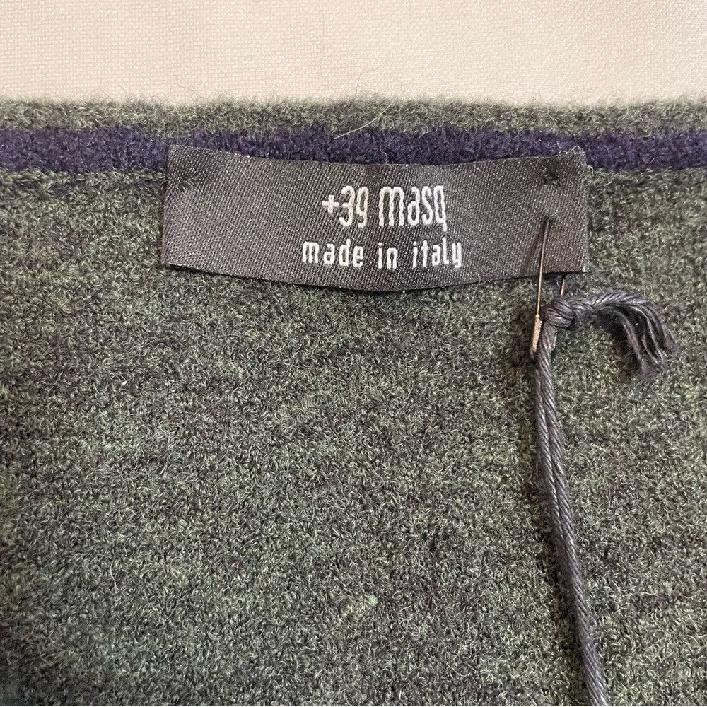 Other NWT New $210 +39 MASQ V-Neck Wool Dark Green Sweater Size S Size US S / EU 44-46 / 1 - 5 Thumbnail