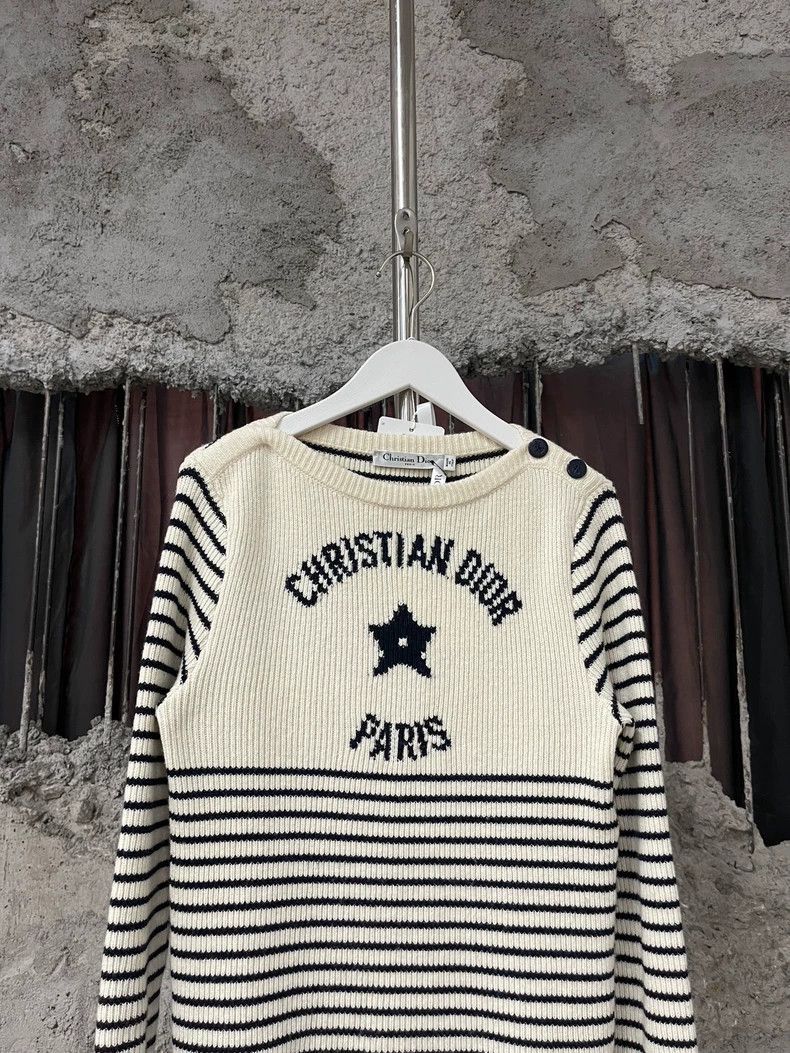 Dior Dior Striped Star Sweater Size 36-2505 Size S / US 4 / IT 40 - 3 Thumbnail