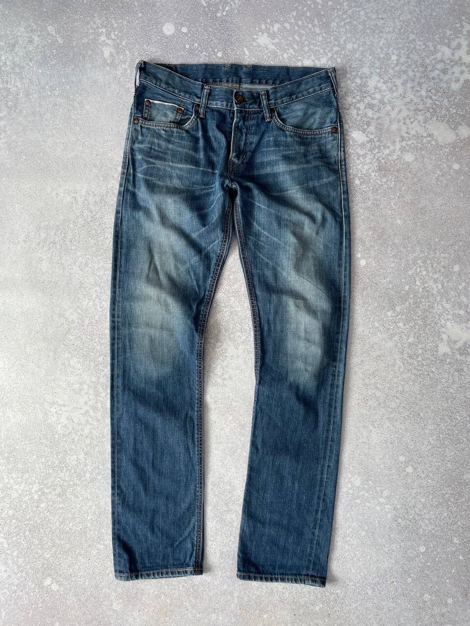 Edwin × Japanese Brand × Vintage Vintage EDWIN Made In Japan Selvage Denim SK505 Pants Y2K Size US 33 - 4 Thumbnail