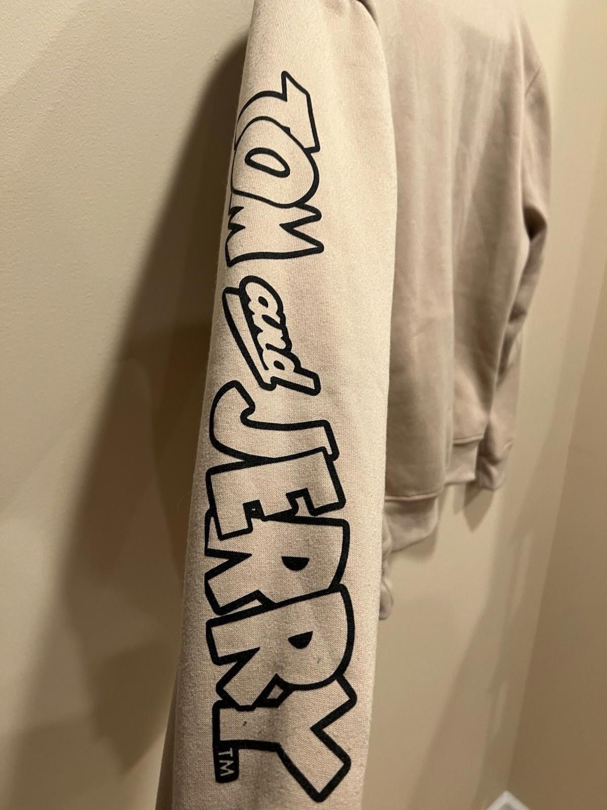 Other Tom and Jerry Graphic Hoodie Beige Streetwear Cartoon Small Size US S / EU 44-46 / 1 - 3 Thumbnail