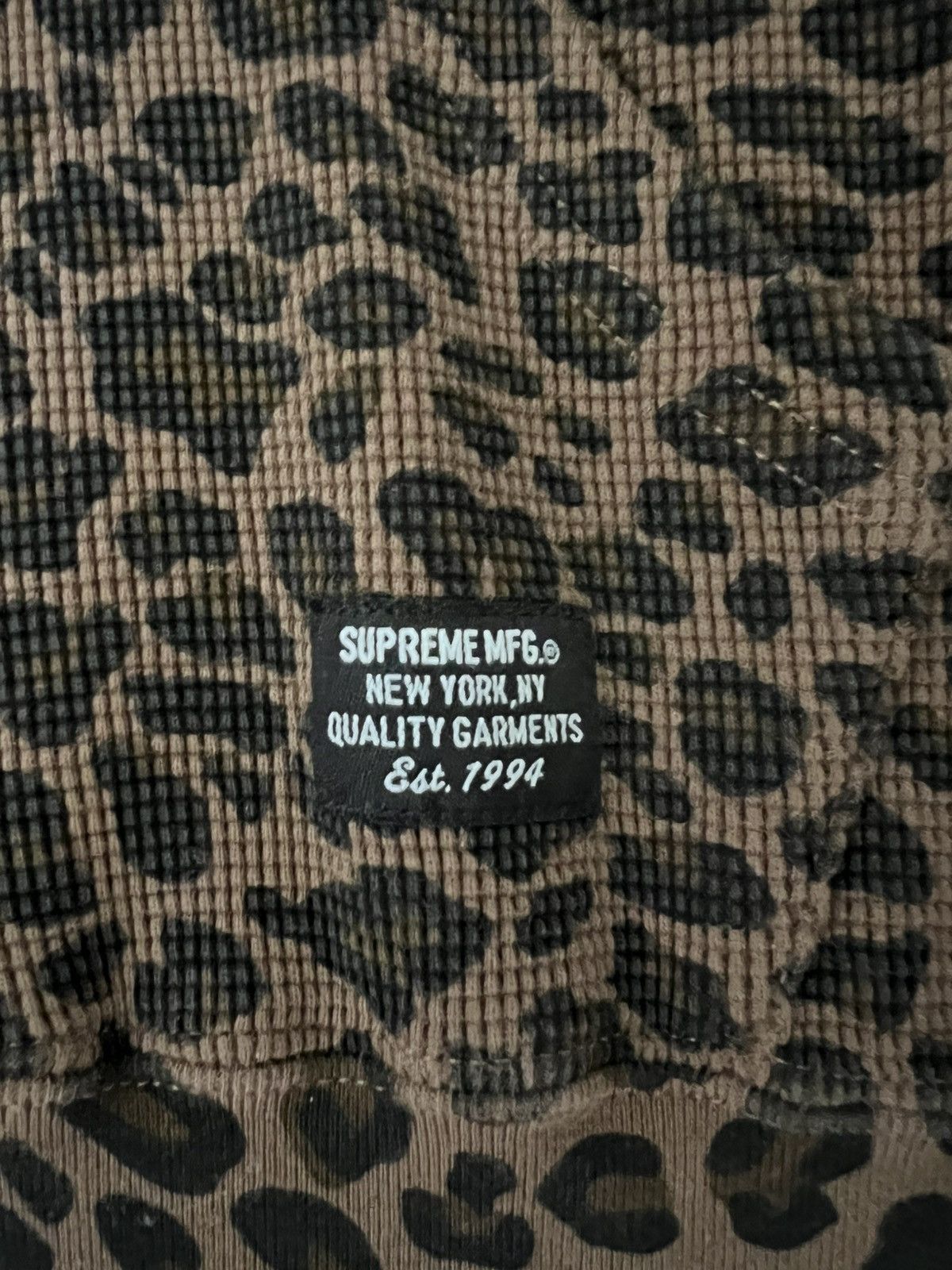 Supreme Size Medium Supreme Leopard Zip Up Hooded Thermal Size US M / EU 48-50 / 2 - 4 Thumbnail