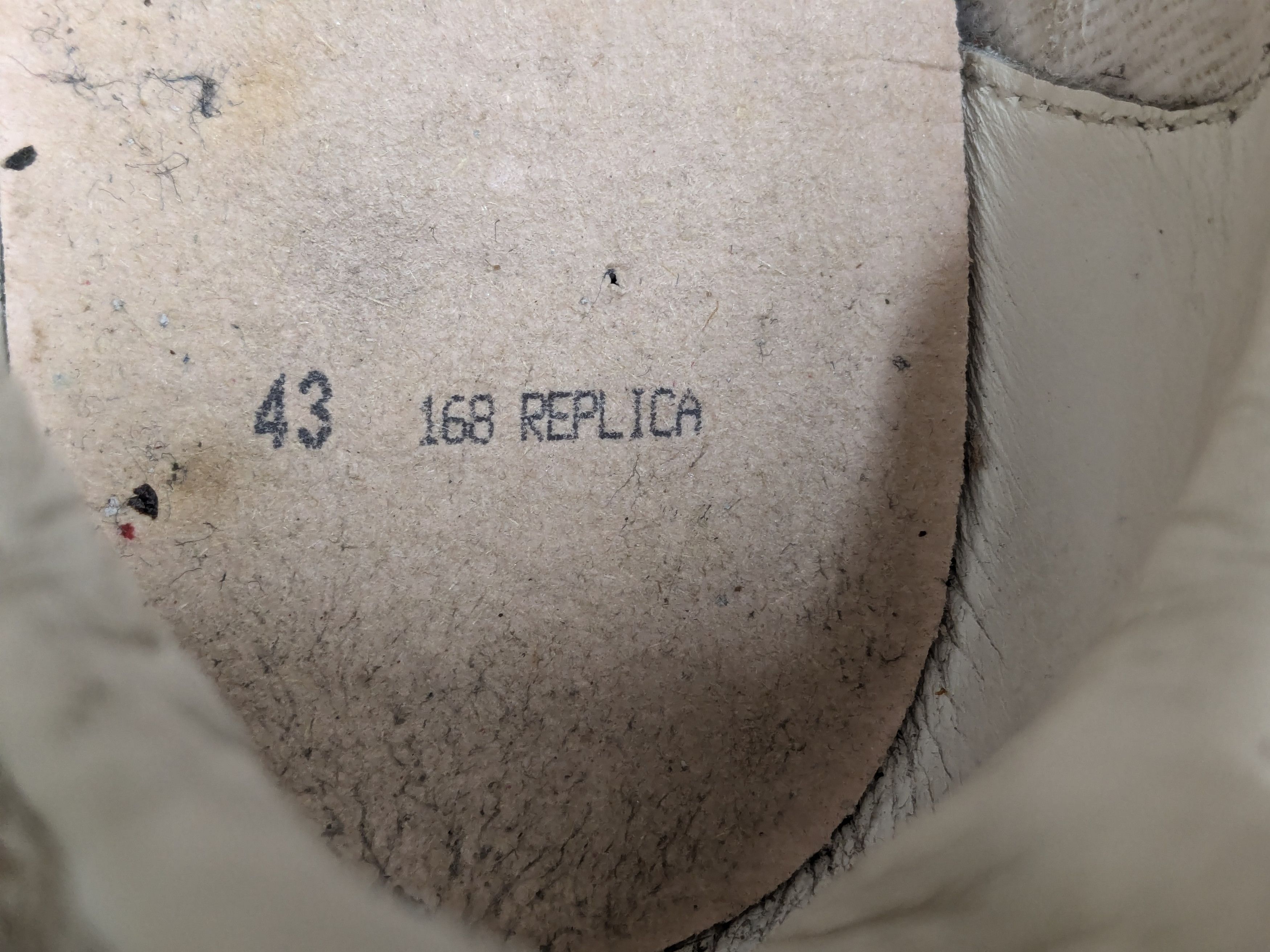 Maison Margiela MAISON MARGIELA Replica Paint Splatter Sneakers White Blue Size US 10 / EU 43 - 6 Thumbnail