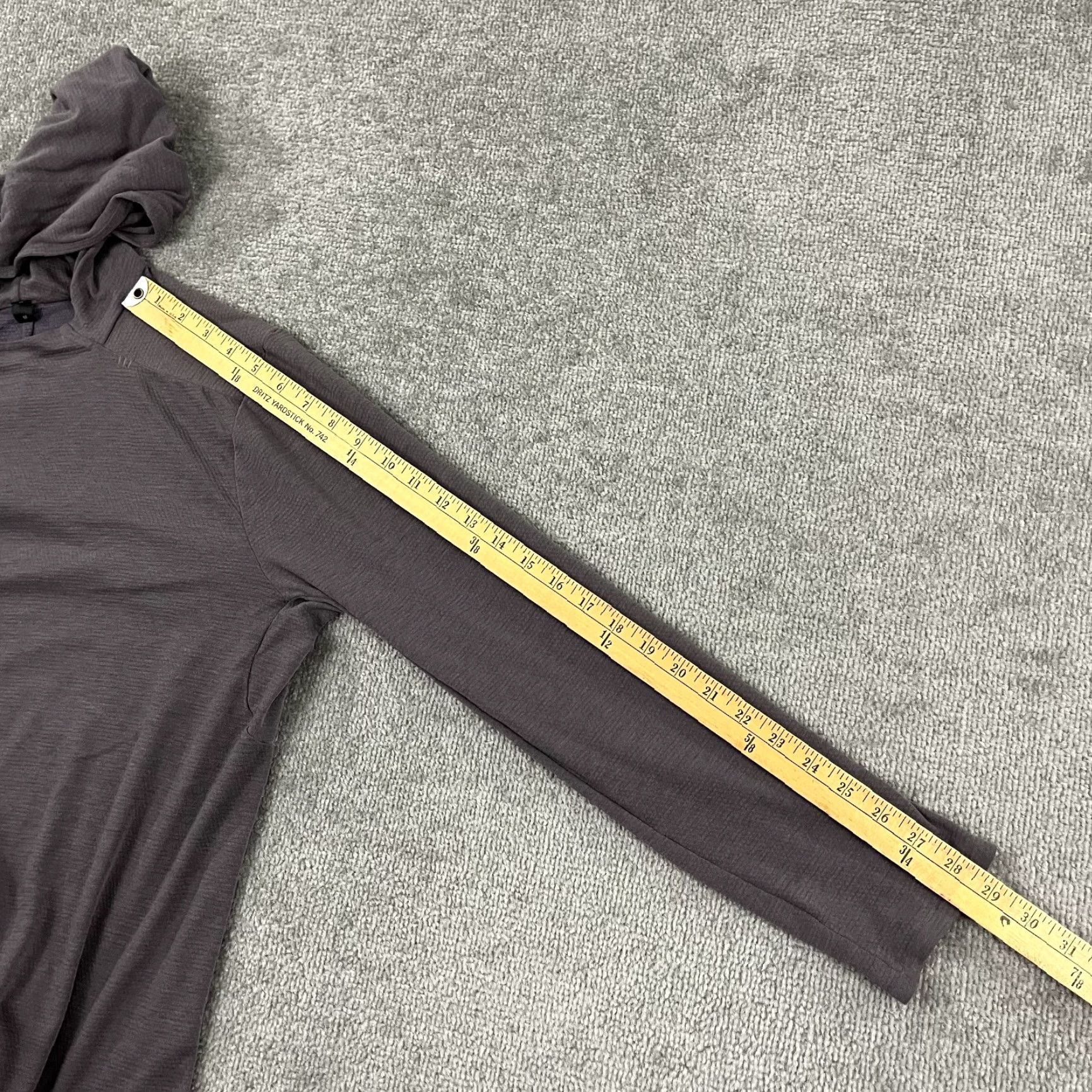 Lululemon Lululemon Conflux Pullover Hoodie Mens Medium Graphite Purple Office Travel Gym Size US M / EU 48-50 / 2 - 6 Thumbnail