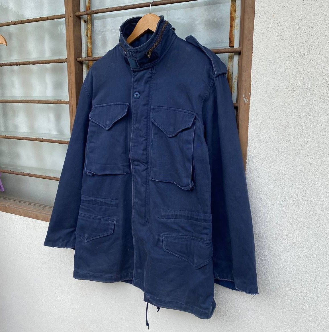 Alpha Industries Vintage 80s Alpha Industries Navy M-65 Field Jacket Scovill Size US S / EU 44-46 / 1 - 2 Thumbnail