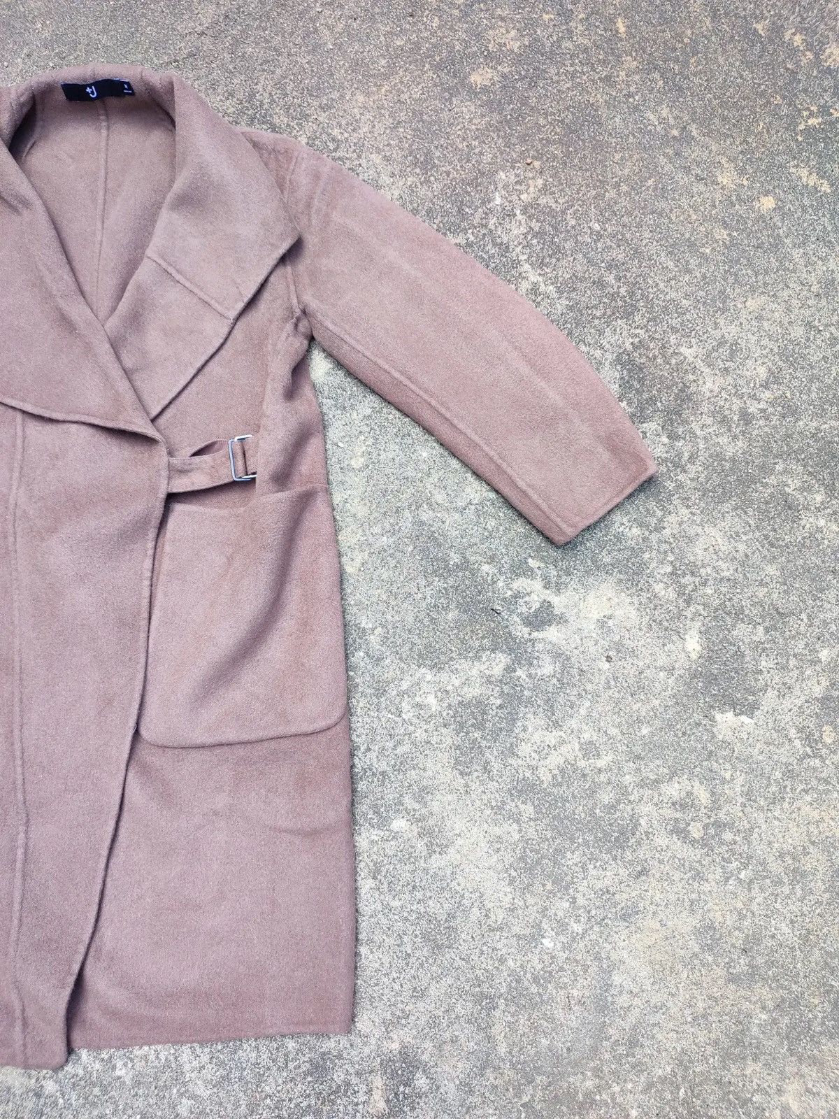 Jil Sander × Uniqlo UNIQLO +J Wool Blend Drape Coat – Brown (FW20) Size US M / EU 48-50 / 2 - 4 Thumbnail