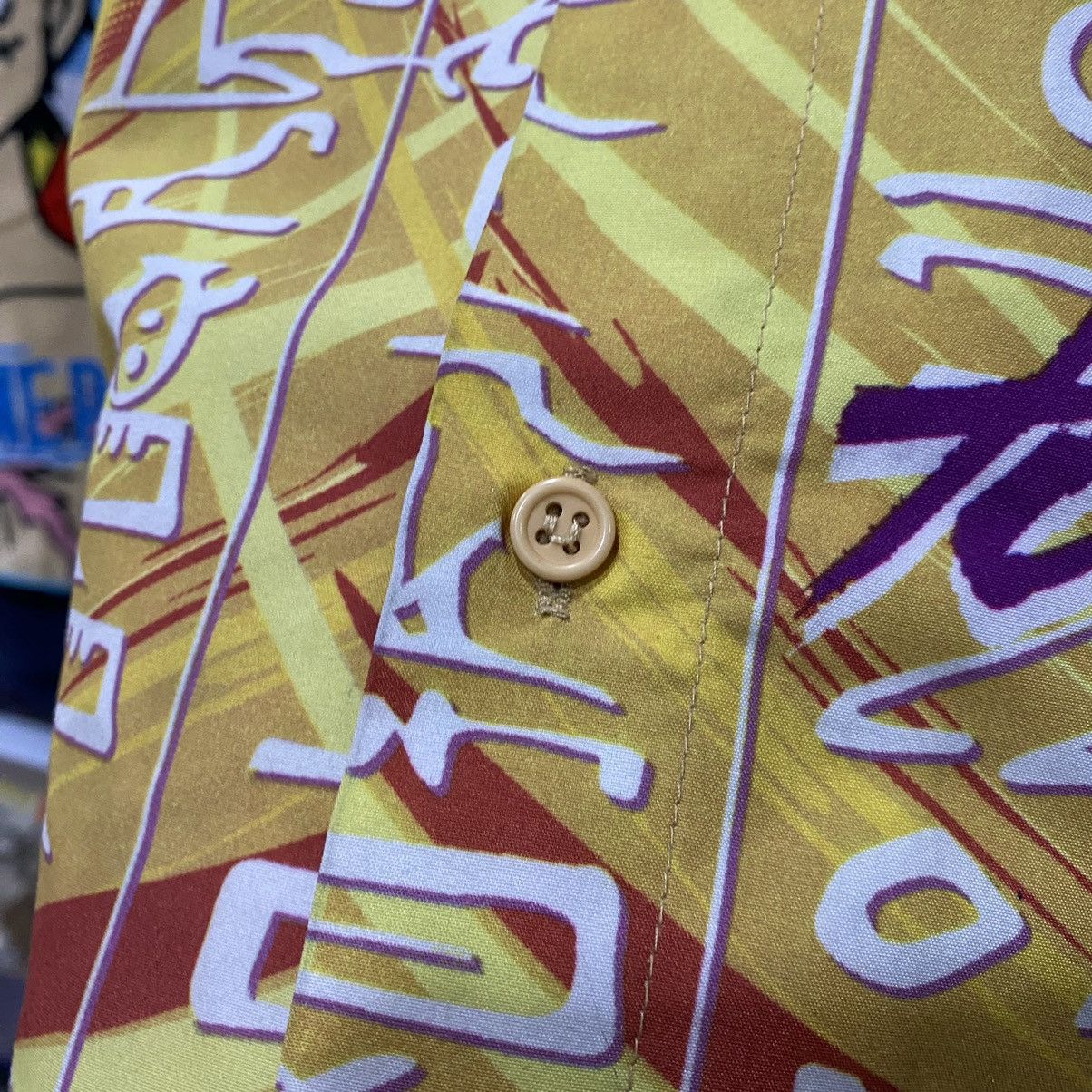 Anime × Japanese Brand × Vintage VINTAGE 1996 RARE‼️YuGiOh AOP Underlicense Shirts Button Ups Size US L / EU 52-54 / 3 - 8 Thumbnail