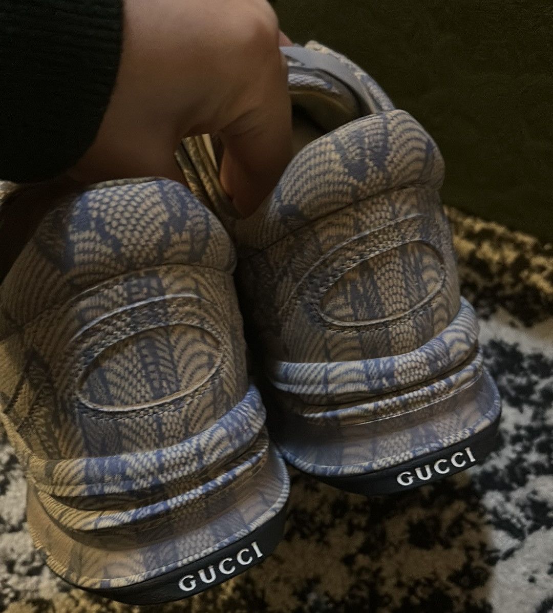 Gucci Gucci Monogram Run Ultralight Plume GG Cubic Sneaker Size US 7.5 / EU 40-41 - 4 Thumbnail