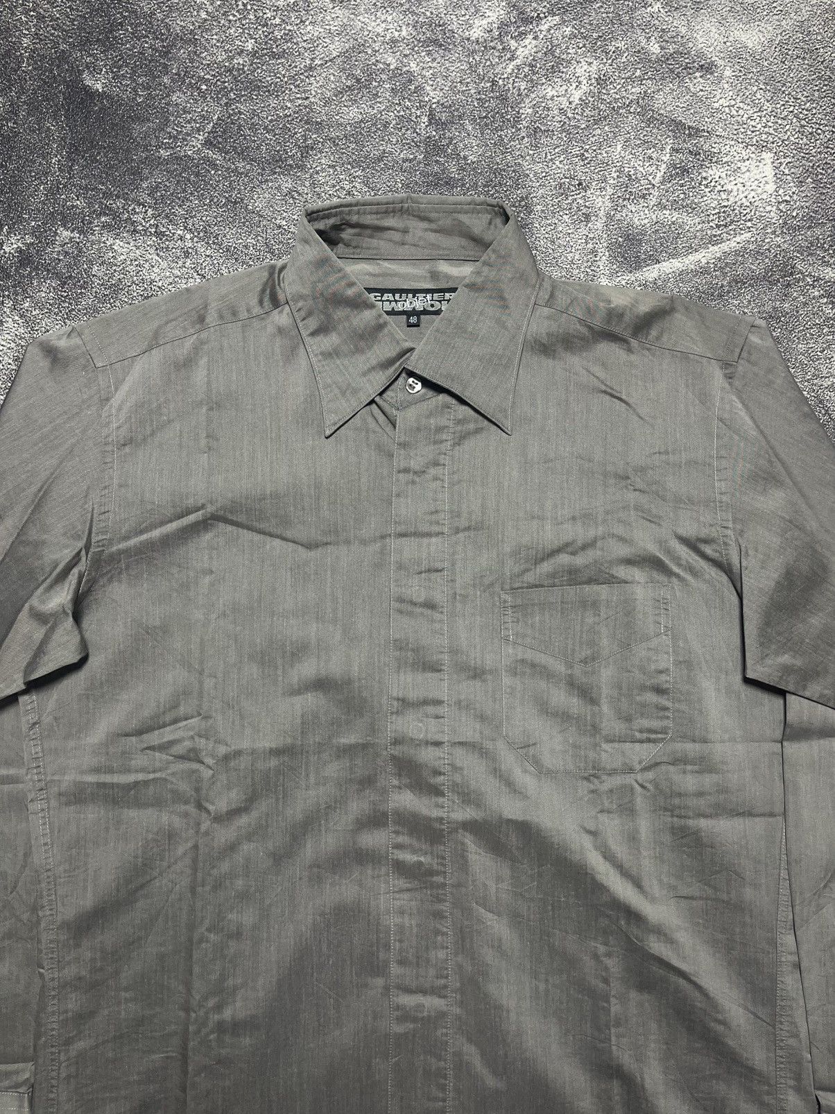 Jean Paul Gaultier Jean paul gaultier object hidden button shirt Size US M / EU 48-50 / 2 - 4 Thumbnail