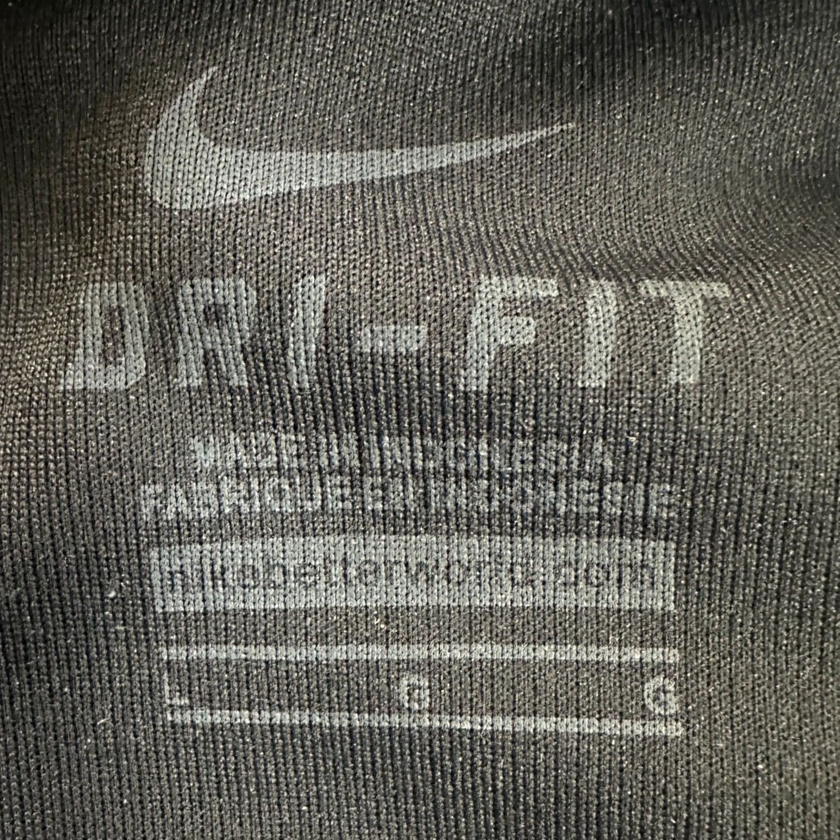 Nike Nike Dri-Fit Shirt Golf Polo Mens Large Black Short Sleeve Swoosh Athletic Polo Shirt Size US L / EU 52-54 / 3 - 4 Thumbnail