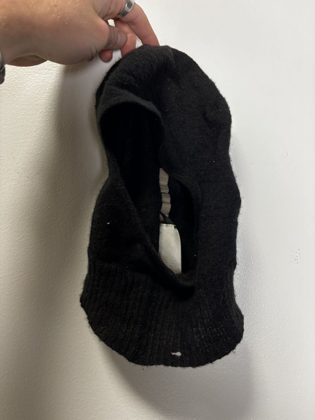 Rick Owens Rick Owens cashmere ski mask Size ONE SIZE - 1 Thumbnail