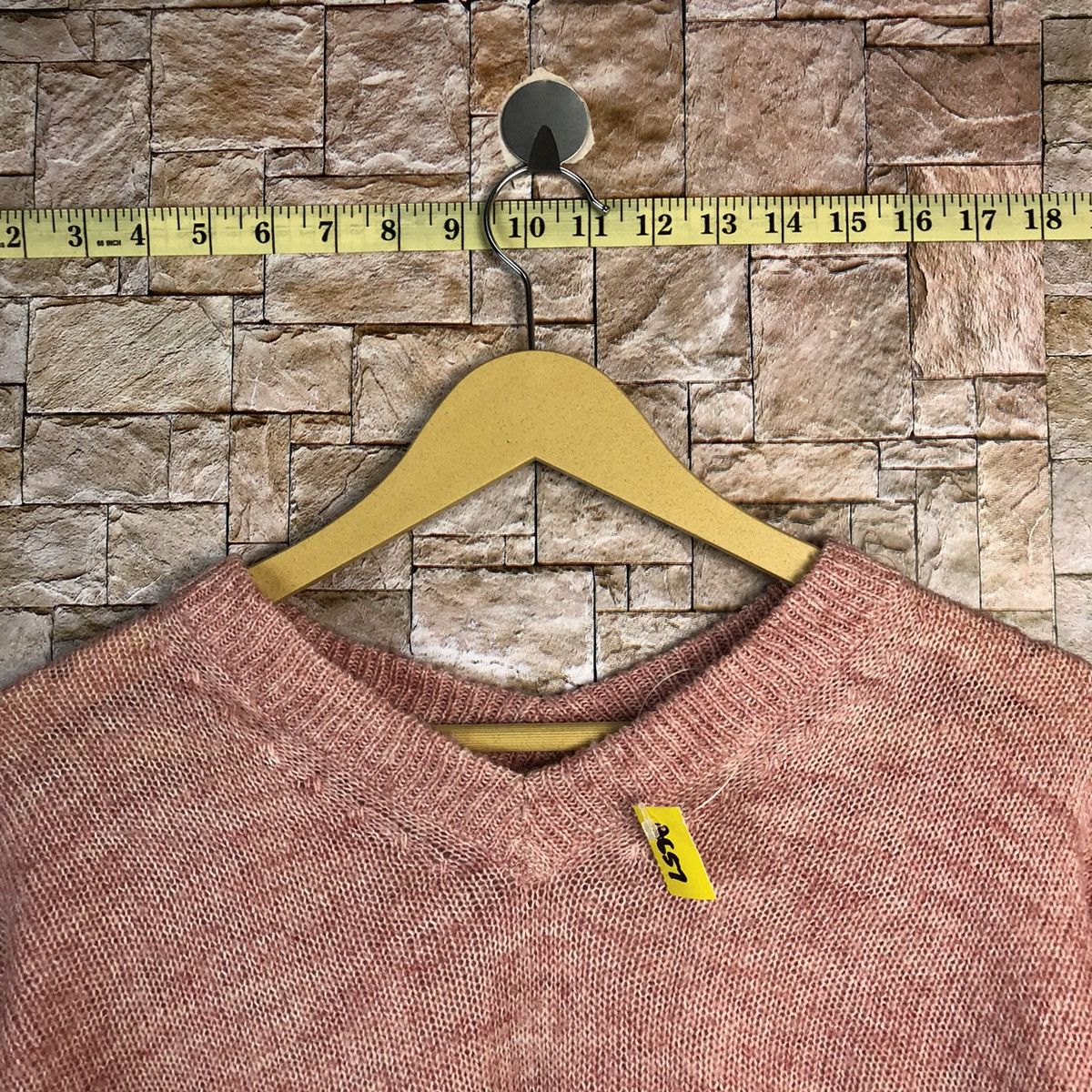 Homespun Knitwear × Japanese Brand Top Valu Pink Knitwear #A657 Size L / US 10 / IT 46 - 4 Thumbnail