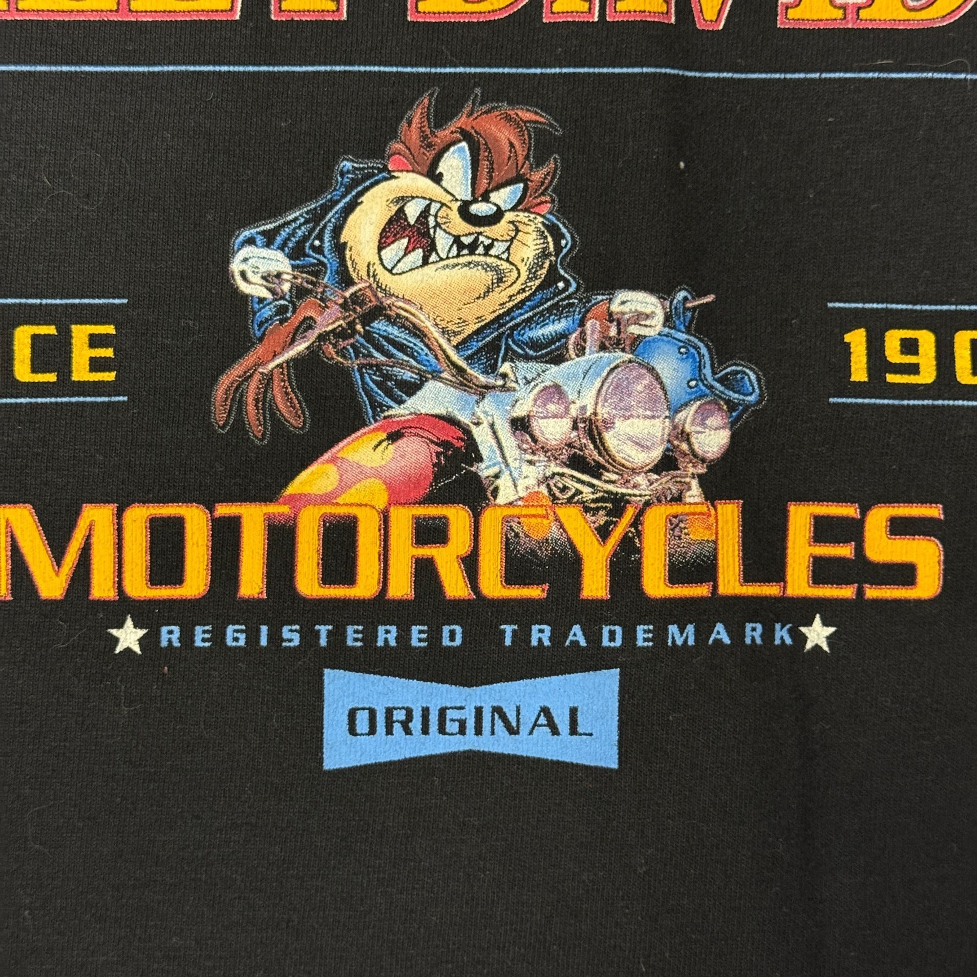 AAA NOS Vtg HARLEY DAVIDSON Looney Tunes TASMANIAN DEVIL Tank Size US S / EU 44-46 / 1 - 4 Thumbnail