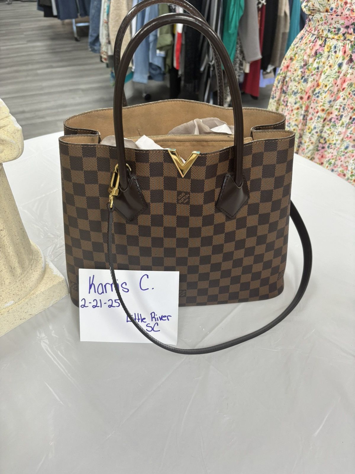 Louis Vuitton Louis Vuitton Kensington Damier Brown Size ONE SIZE - 2 Thumbnail