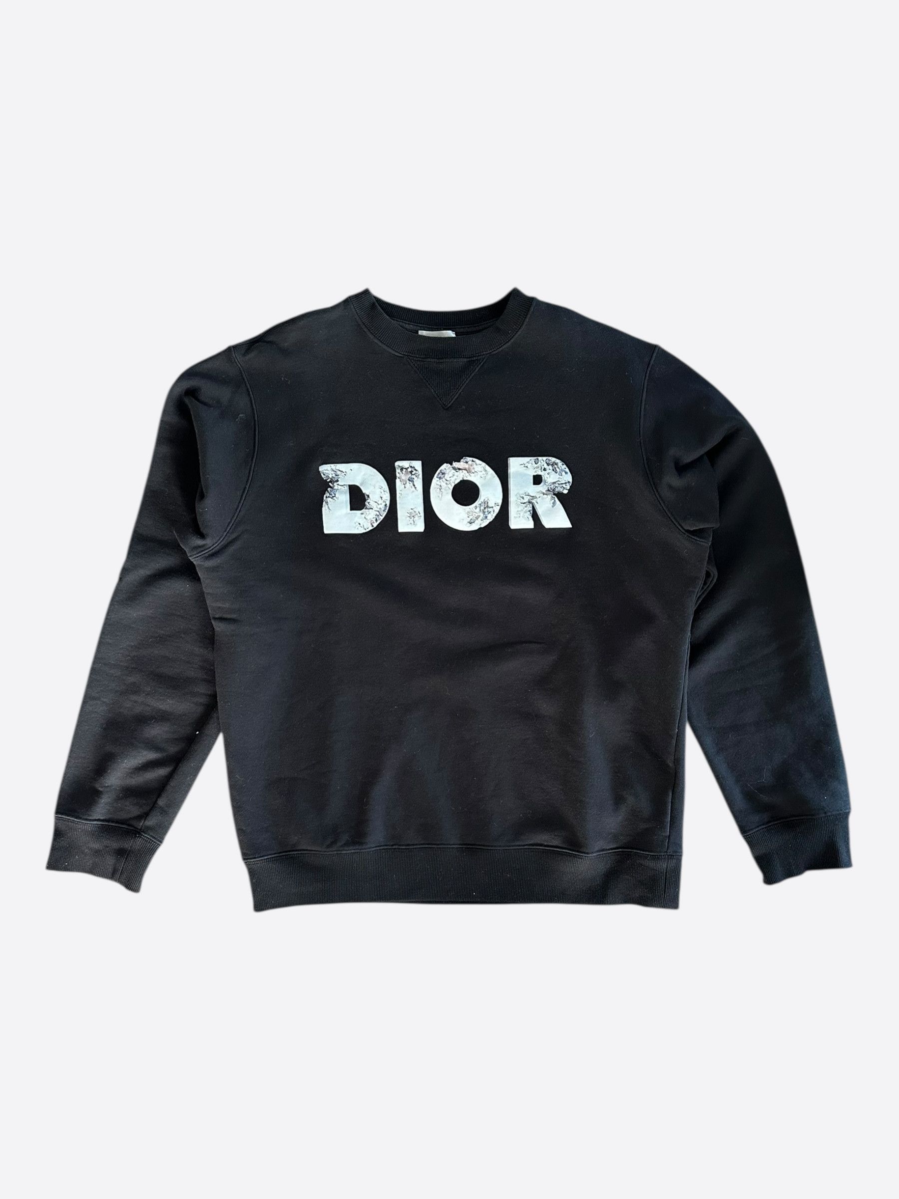 Dior Dior Daniel Arsham Black & Blue Logo Sweater Size US M / EU 48-50 / 2 - 1 Thumbnail