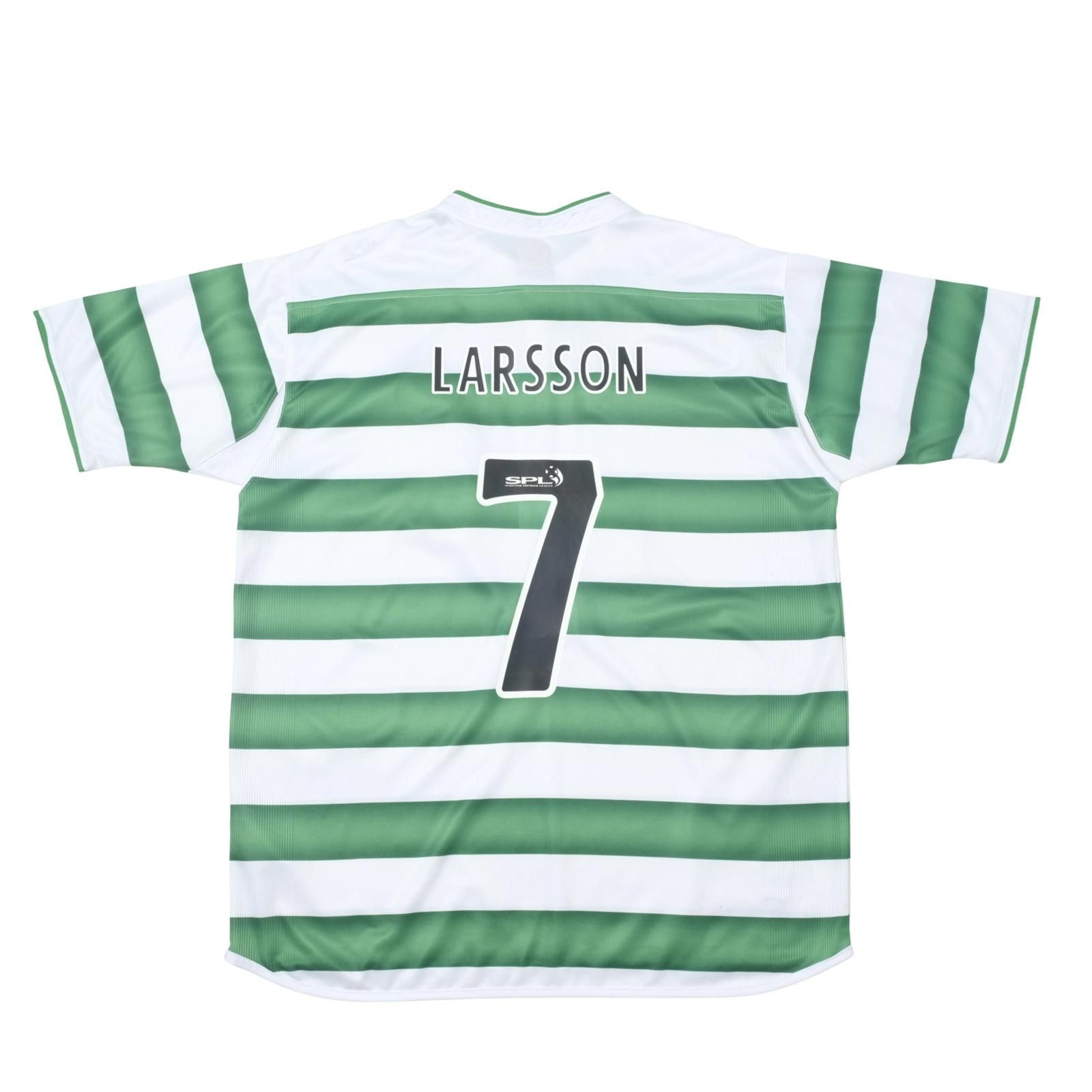 Umbro 2003/04 Celtic Home Shirt Larsson (XL/XXL) Size US XL / EU 56 / 4 - 1 Thumbnail