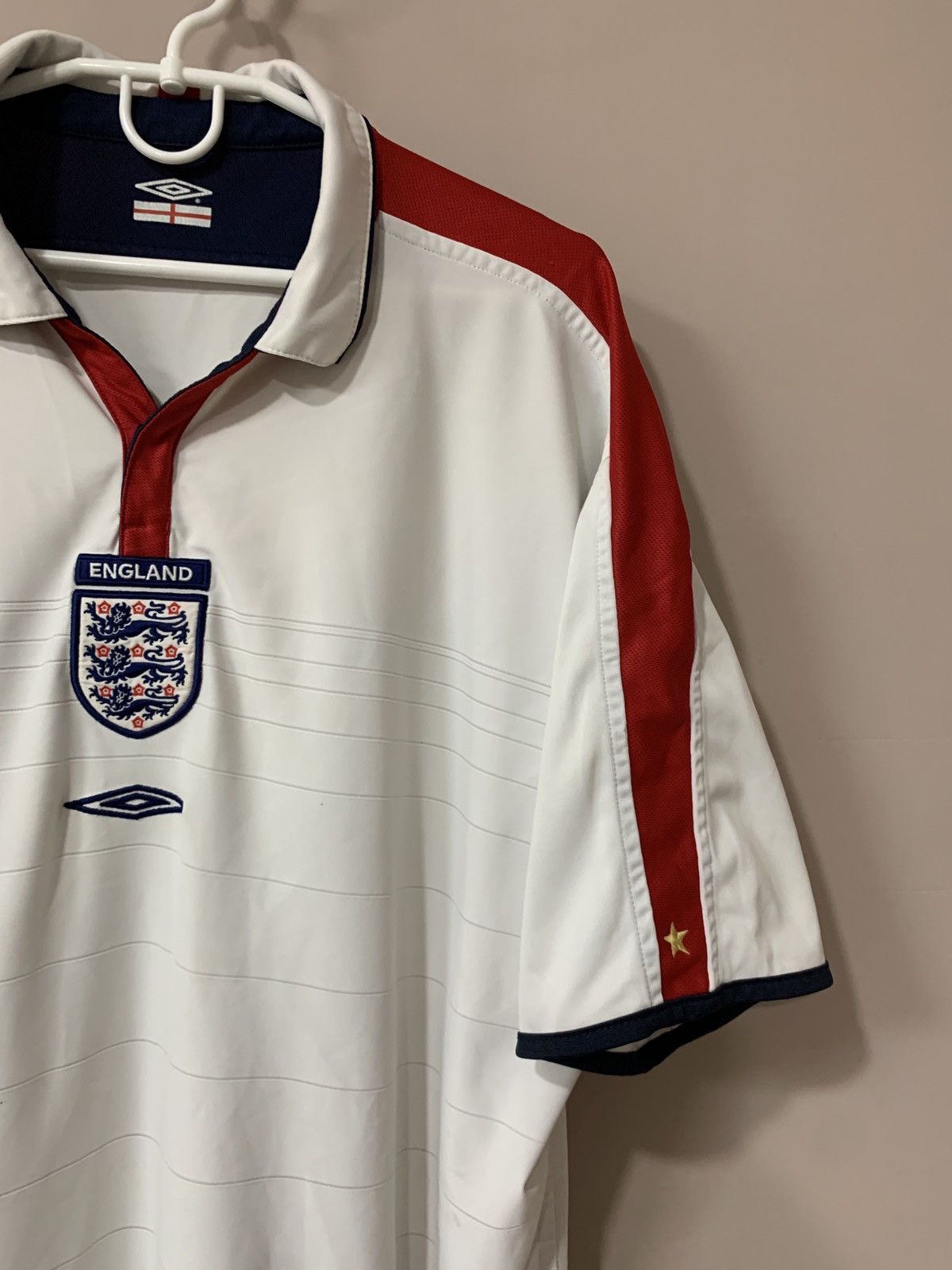 Vintage England 2003/05 Home Football Shirt Umbro Vintage Soccer XXL Size US XXL / EU 58 / 5 - 4 Thumbnail