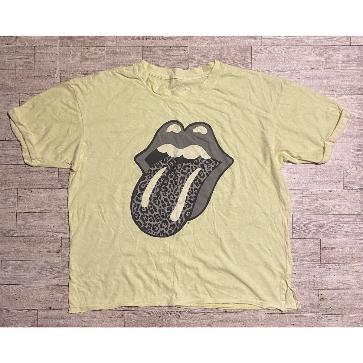 Other The Rolling Stones, Neon, Oversized Boxy Tee, w/ Leopard Size S / US 4 / IT 40 - 10 Thumbnail
