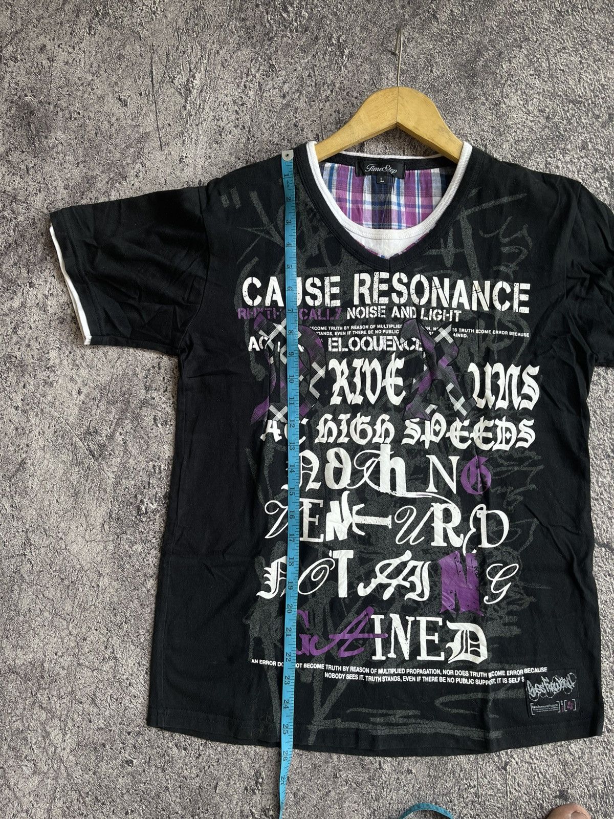 If Six Was Nine × Japanese Brand Y2k Time step double layer tshirt Size US L / EU 52-54 / 3 - 9 Thumbnail
