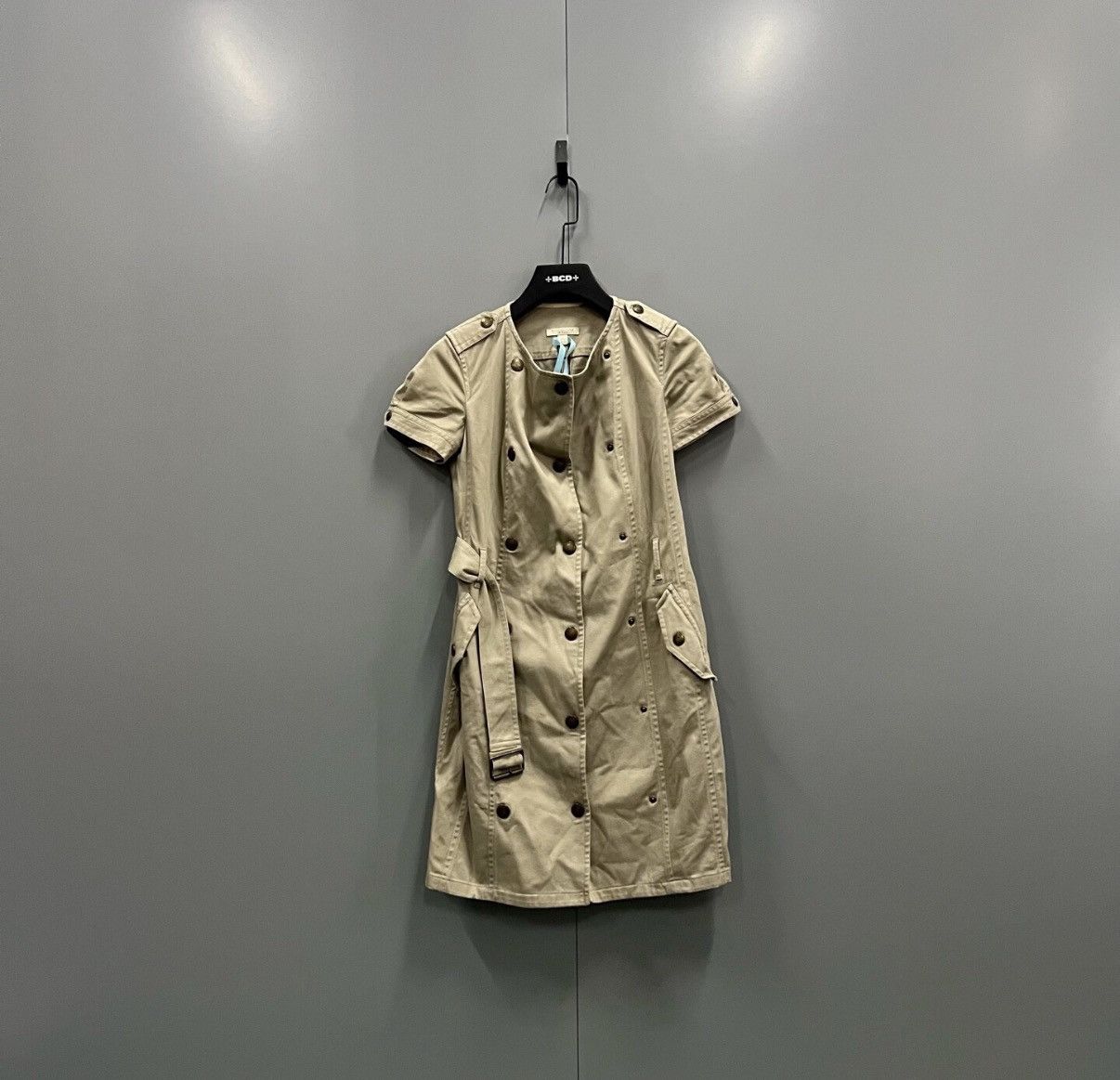 Burberry Burberry Khaki Sleeveless Dress J41 Size XS / US 0-2 / IT 36-38 - 1 Thumbnail