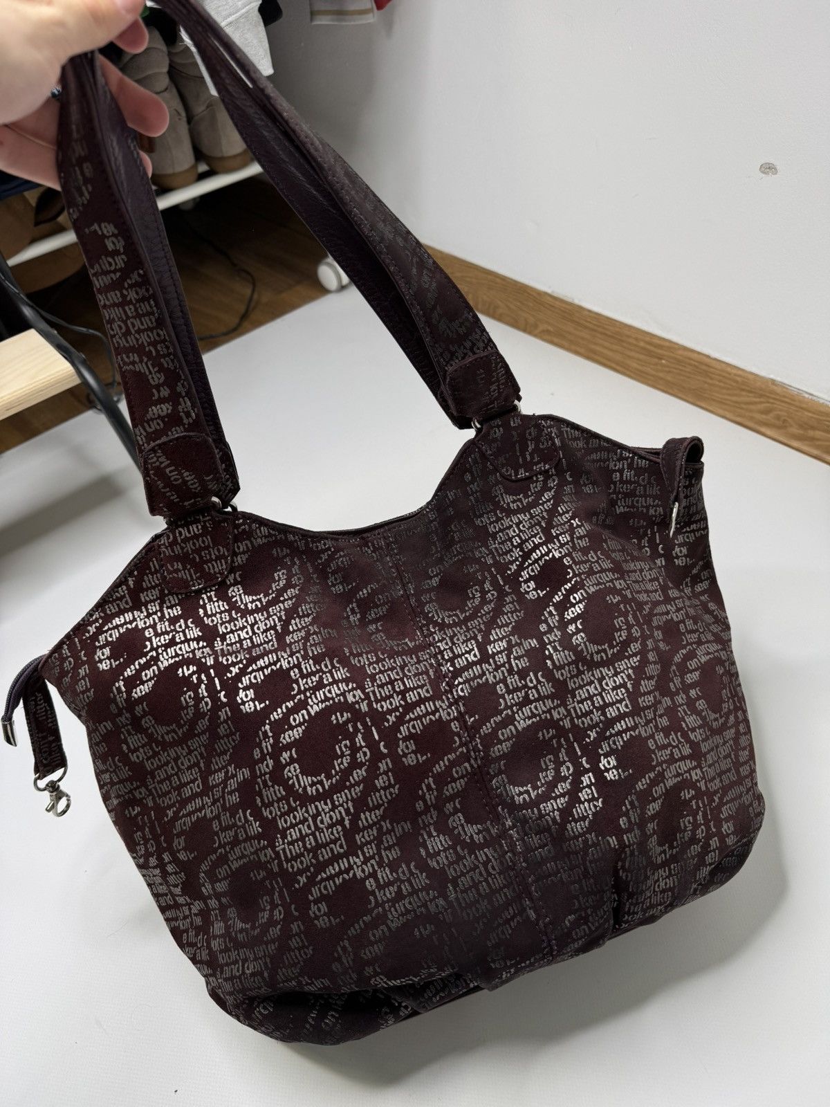 Vintage Vintage avant garde archive burgundy bag y2k if6was9 lgb sk8 Size ONE SIZE - 2 Thumbnail