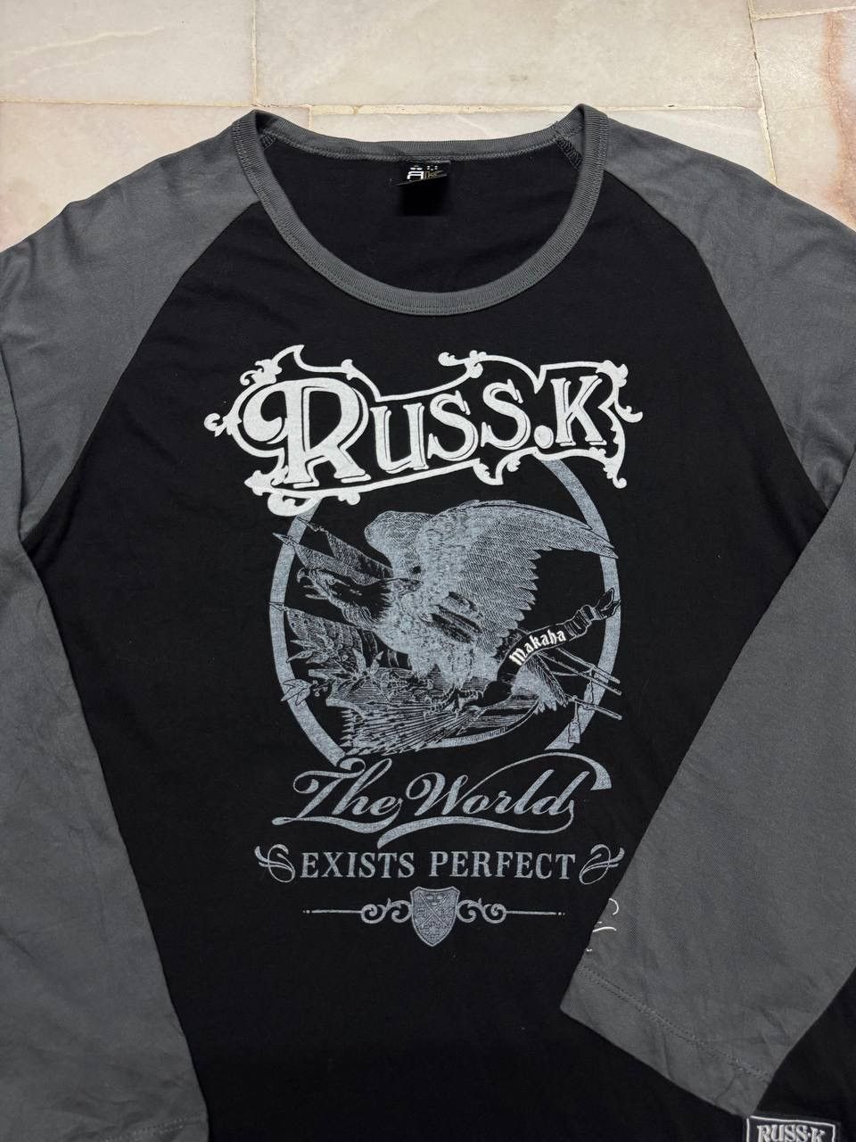 Japanese Brand Vintage Russ.K Makaha Punk The World Seditionaries Tshirt Size US L / EU 52-54 / 3 - 2 Thumbnail