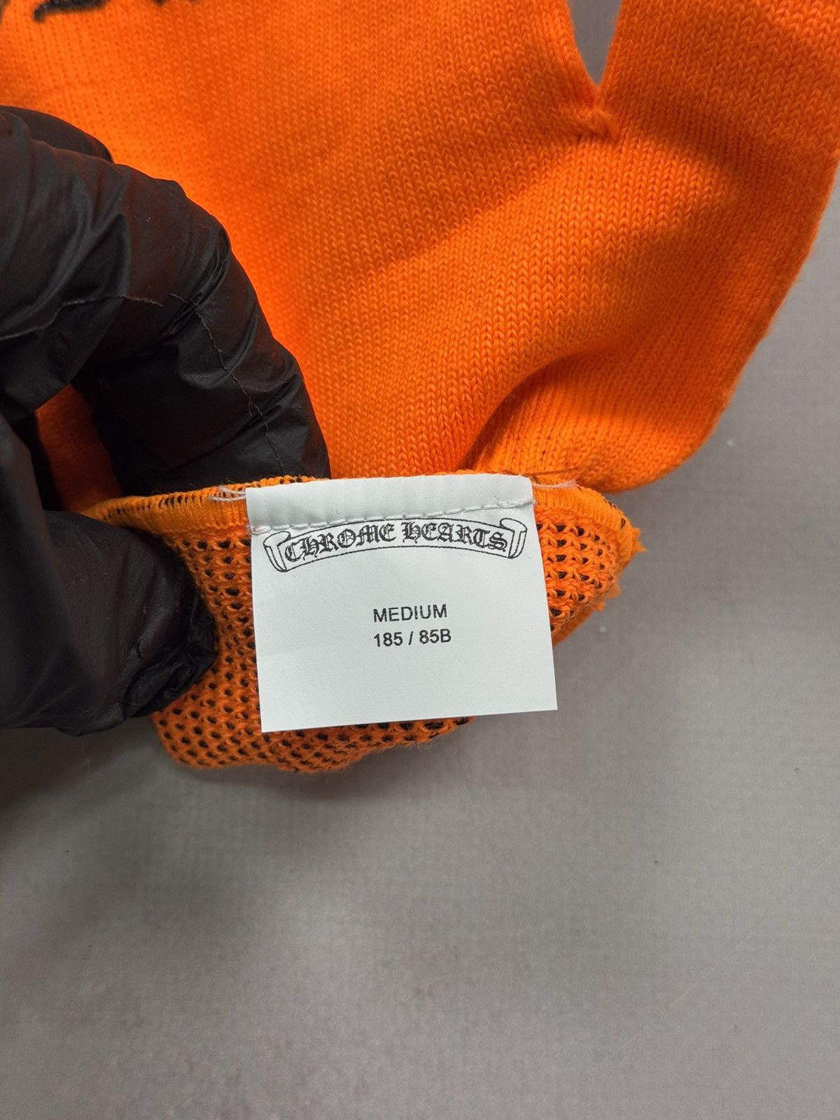 Chrome Hearts Chrome Hearts Logo Workwear Gloves(Orange/M) Size ONE SIZE - 9 Thumbnail